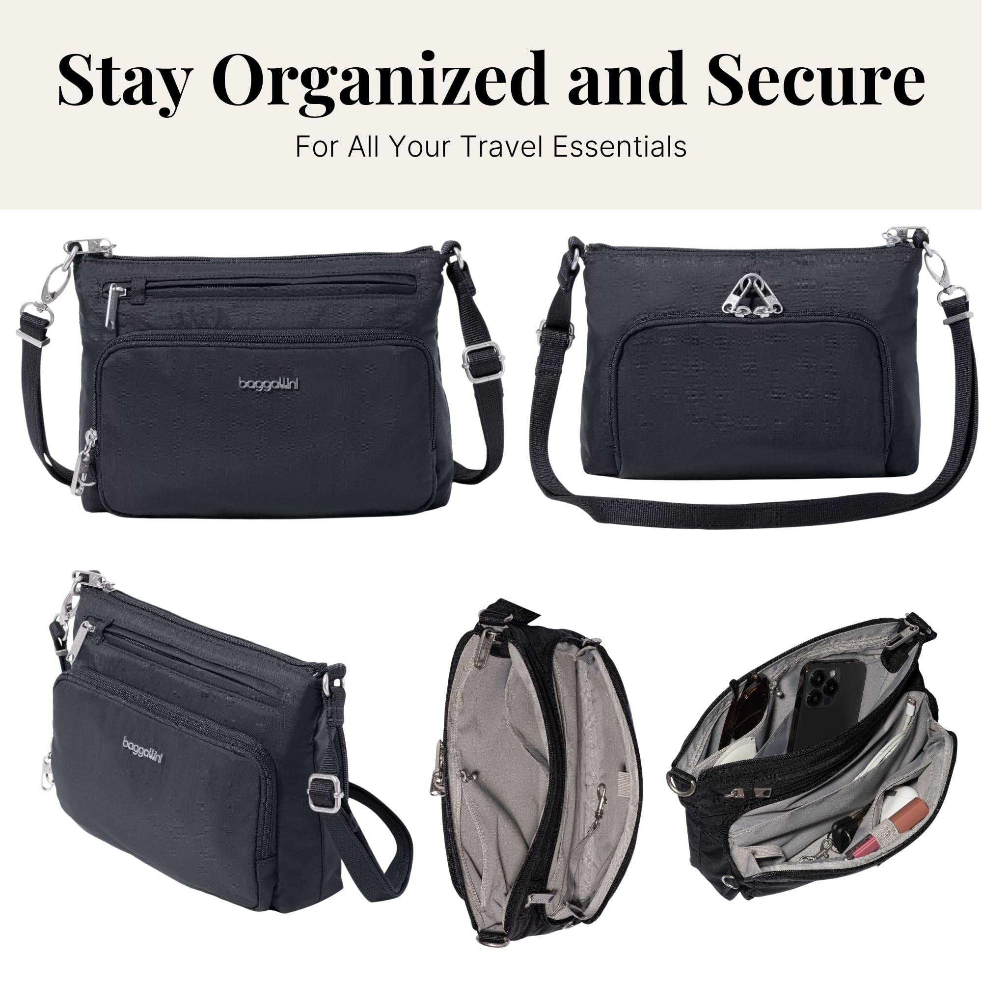 Baggallini Securtex Anti-Theft Keepsake Crossbody - Image 5