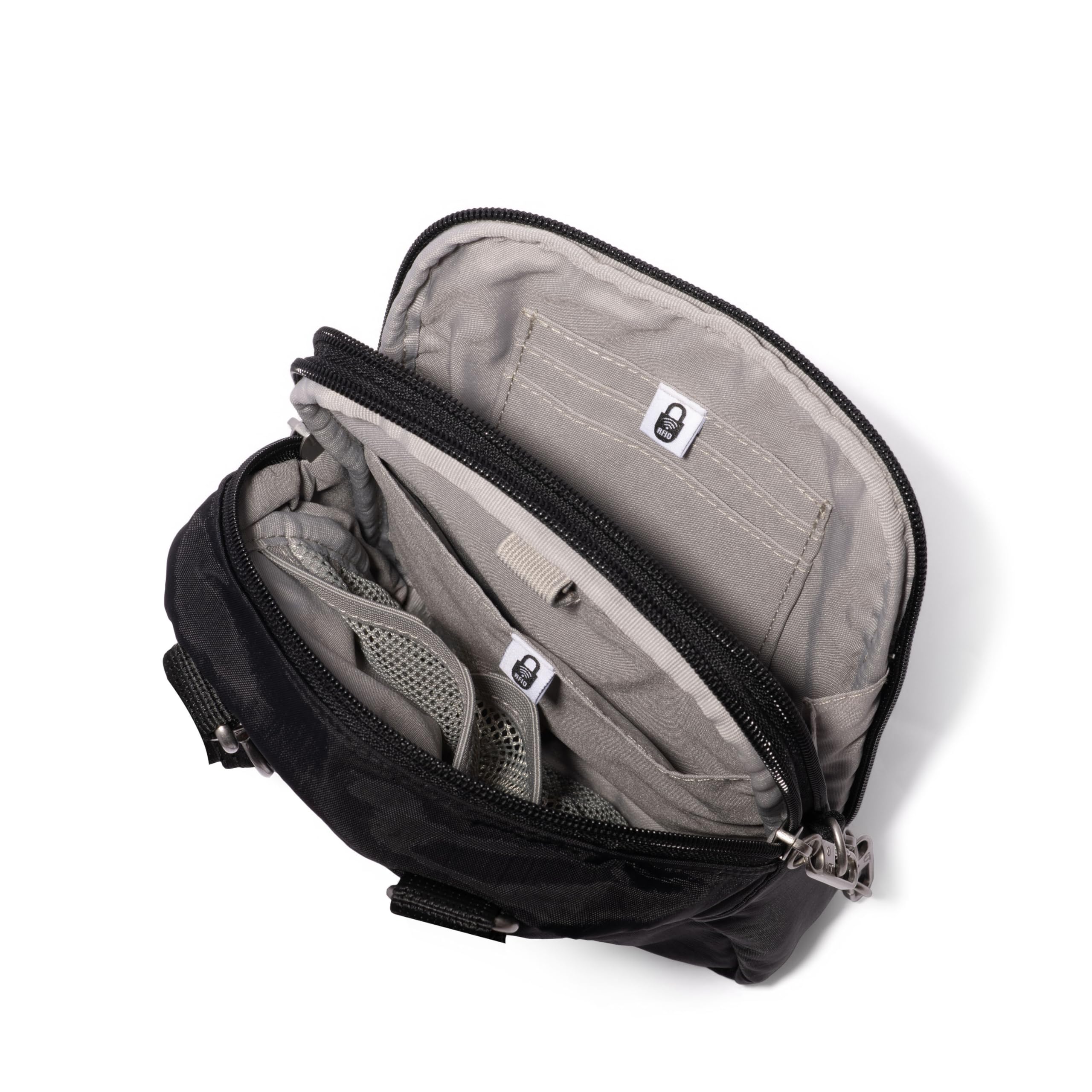 Baggallini Securtex® Anti-theft Mini Everything Crossbody Bag, 6.3"x8.25" Rfid, Locking Zippers & Cut-resistant Strap - Image 10