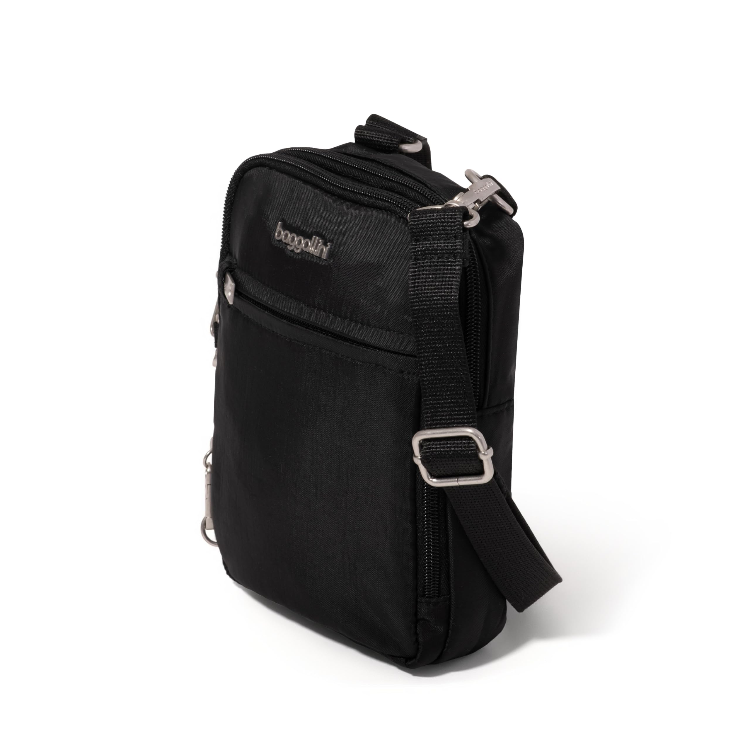 Baggallini Securtex® Anti-theft Mini Everything Crossbody Bag, 6.3"x8.25" Rfid, Locking Zippers & Cut-resistant Strap - Image 7
