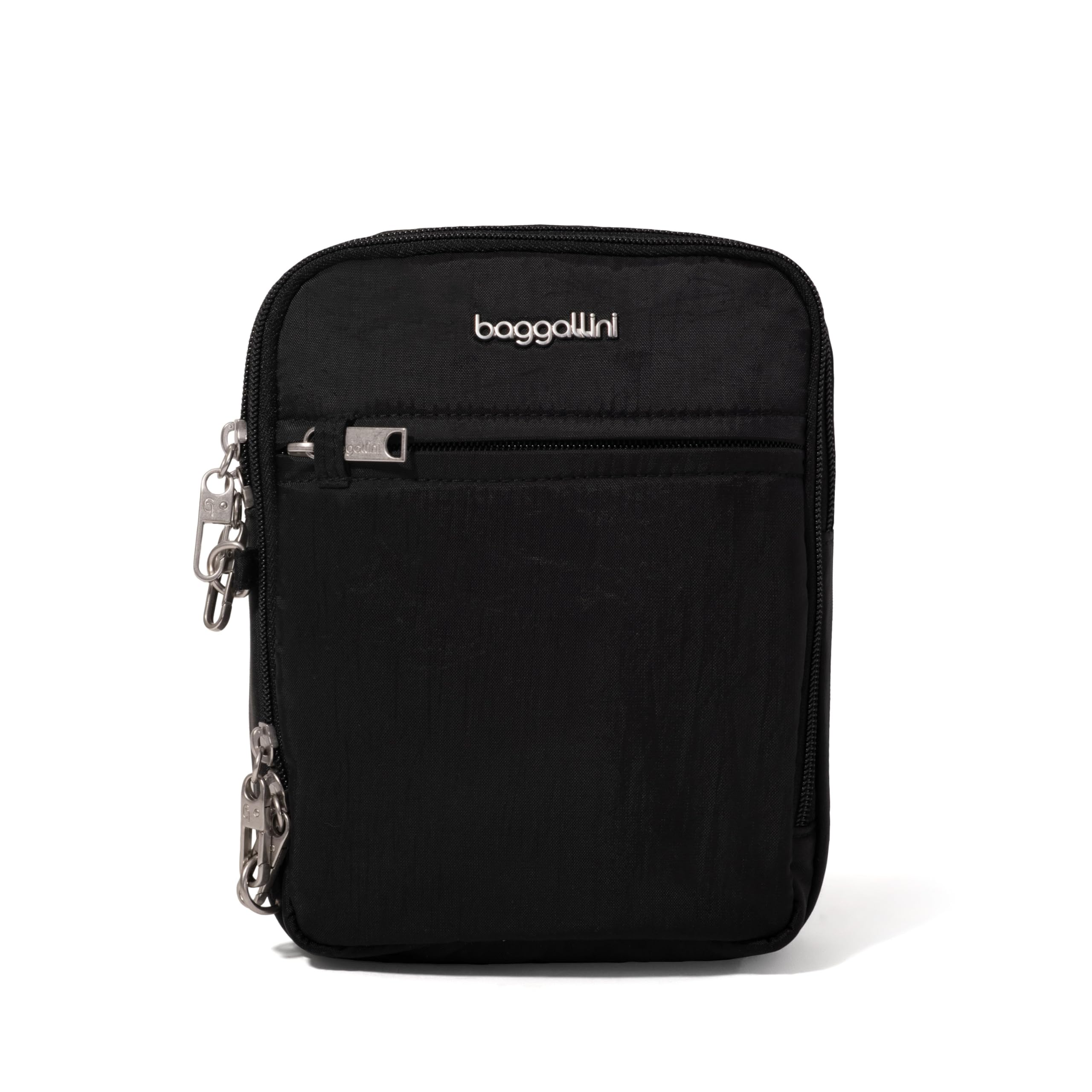 Baggallini Securtex® Anti-theft Mini Everything Crossbody Bag, 6.3"x8.25" Rfid, Locking Zippers & Cut-resistant Strap - Image 9