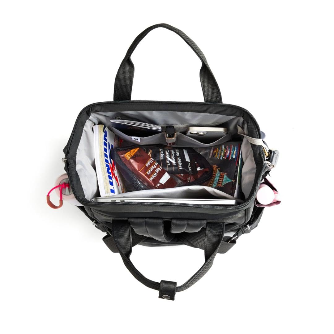Baggallini Securtex Anti-Theft Windsor Backpack for Travel, Work & College, RFID & Locking Zipper, Up to 16" Laptop - Image 9