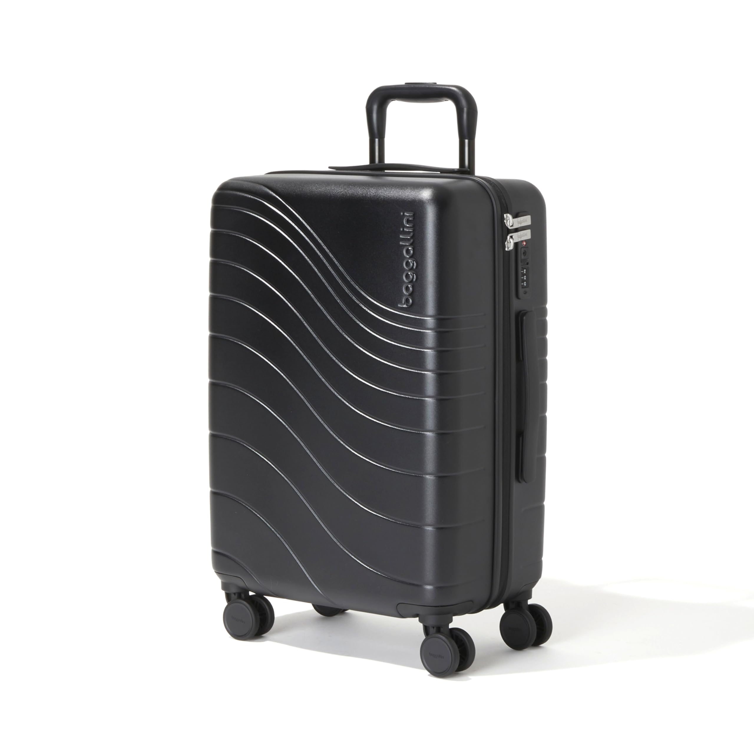 Baggallini Set Wave 22” 4 Wheel Hardside Carry-On Luggage - Lightweight Carry On Suitcase with Wheels - Image 9