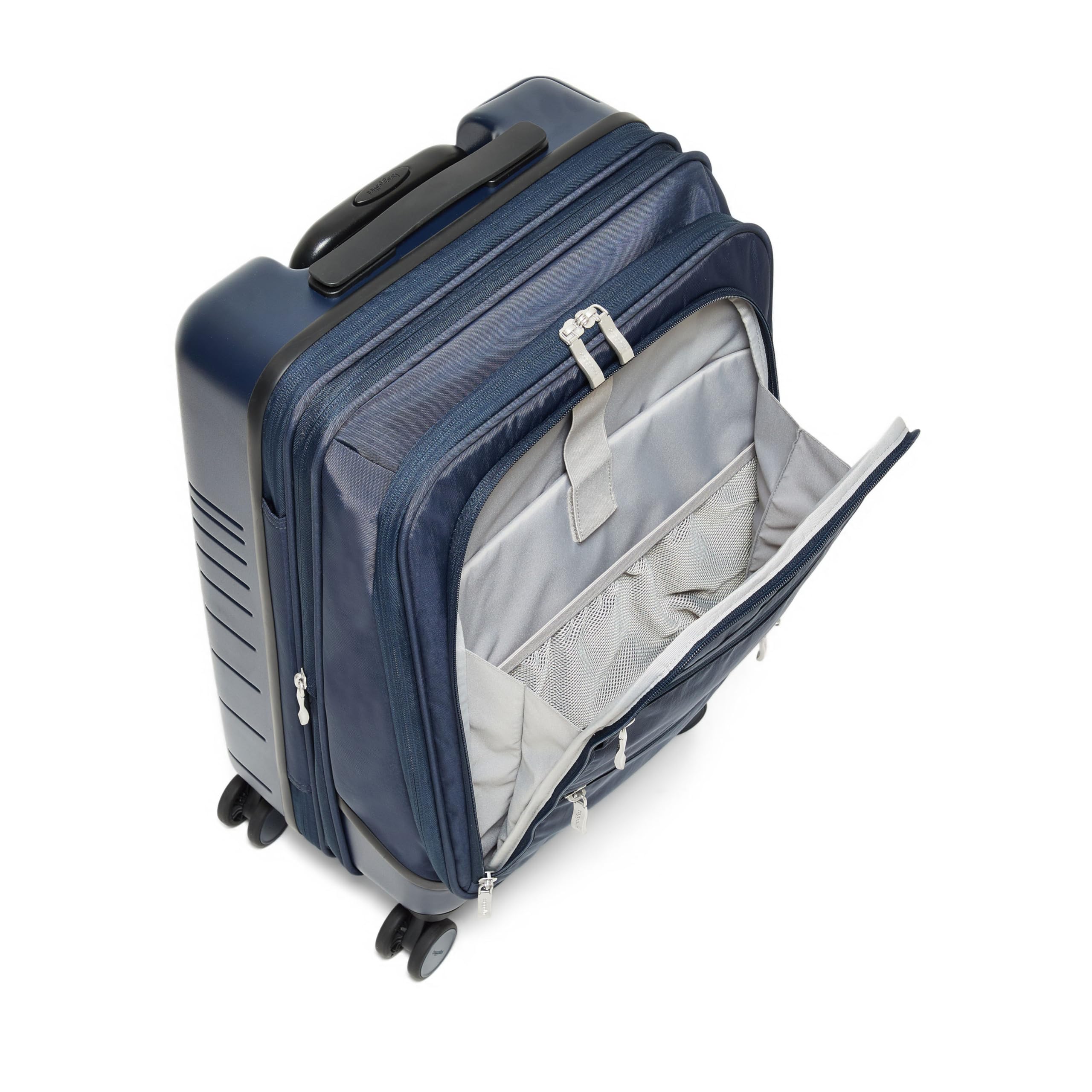 Baggallini Set Wave 22” 4 Wheel Hybrid Carry-On Luggage - Lightweight Carry On Suitcase with Wheels - Image 10