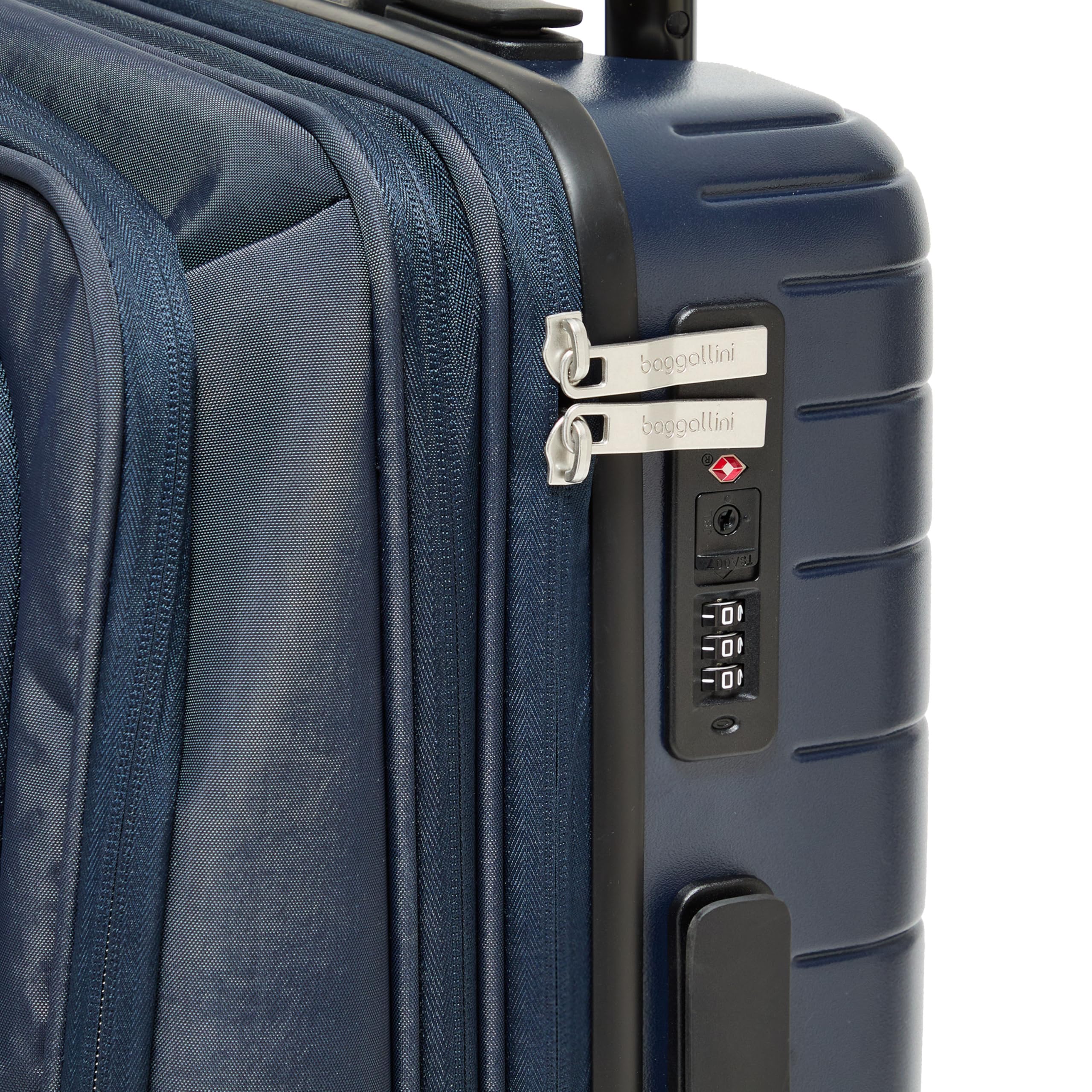 Baggallini Set Wave 22” 4 Wheel Hybrid Carry-On Luggage - Lightweight Carry On Suitcase with Wheels - Image 8