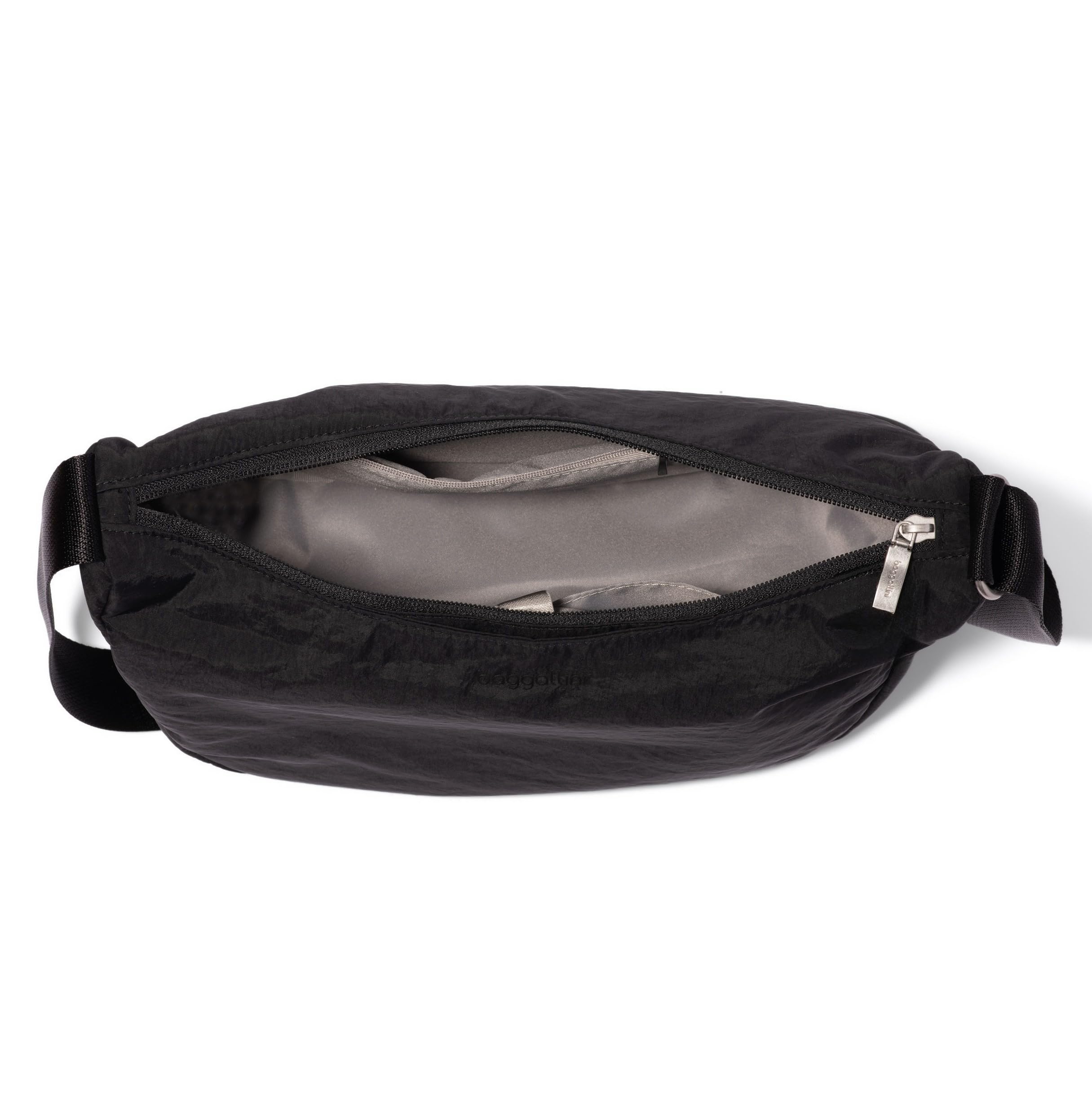 Baggallini Swift Crescent Crossbody Bag for Women - Lightweight 12"x8" Travel Purse Handbag - Image 8