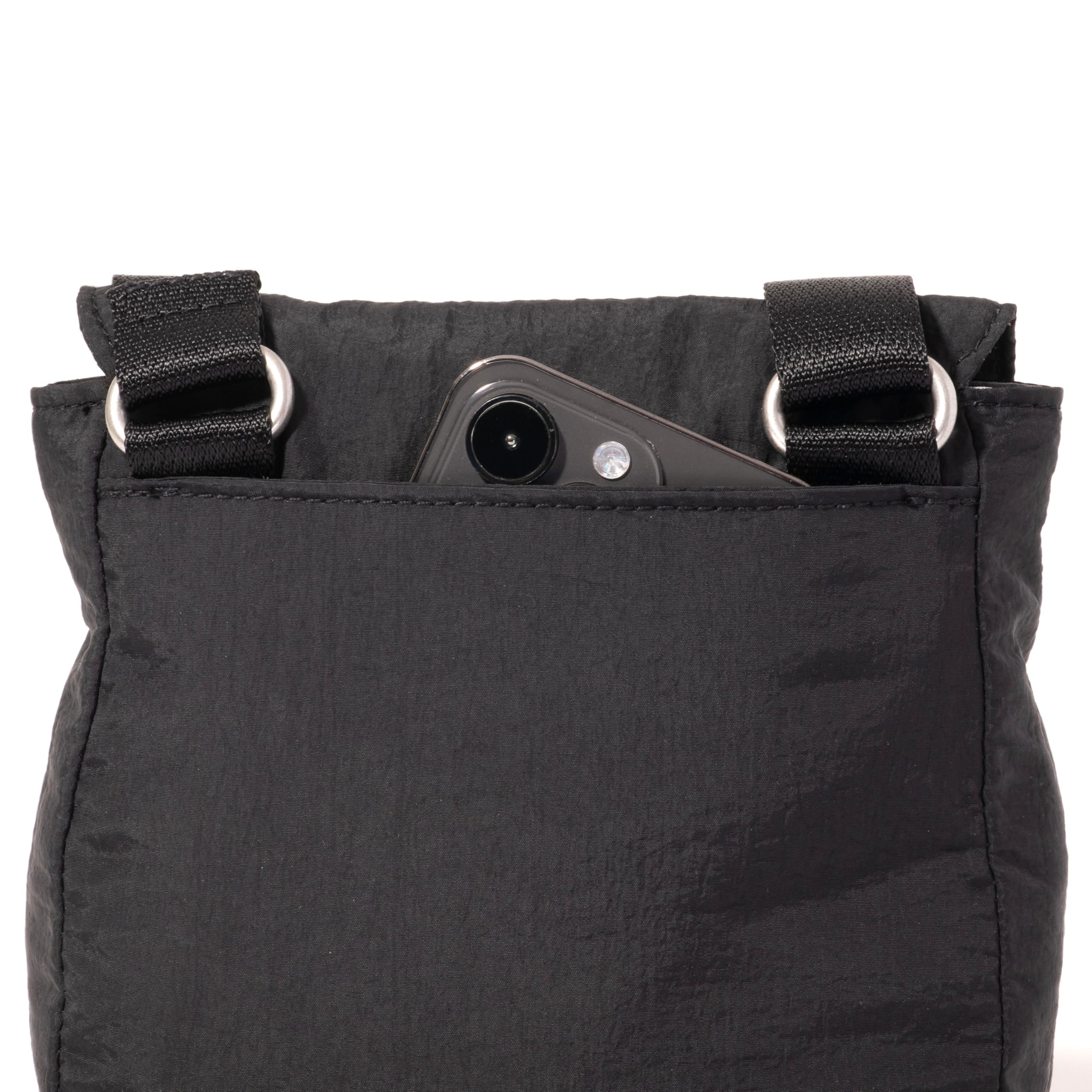 Baggallini Swift Flap Mini Crossbody - 6.3"x7" Lightweight Small Travel Purse with Crossbody Strap and RFID - Image 11