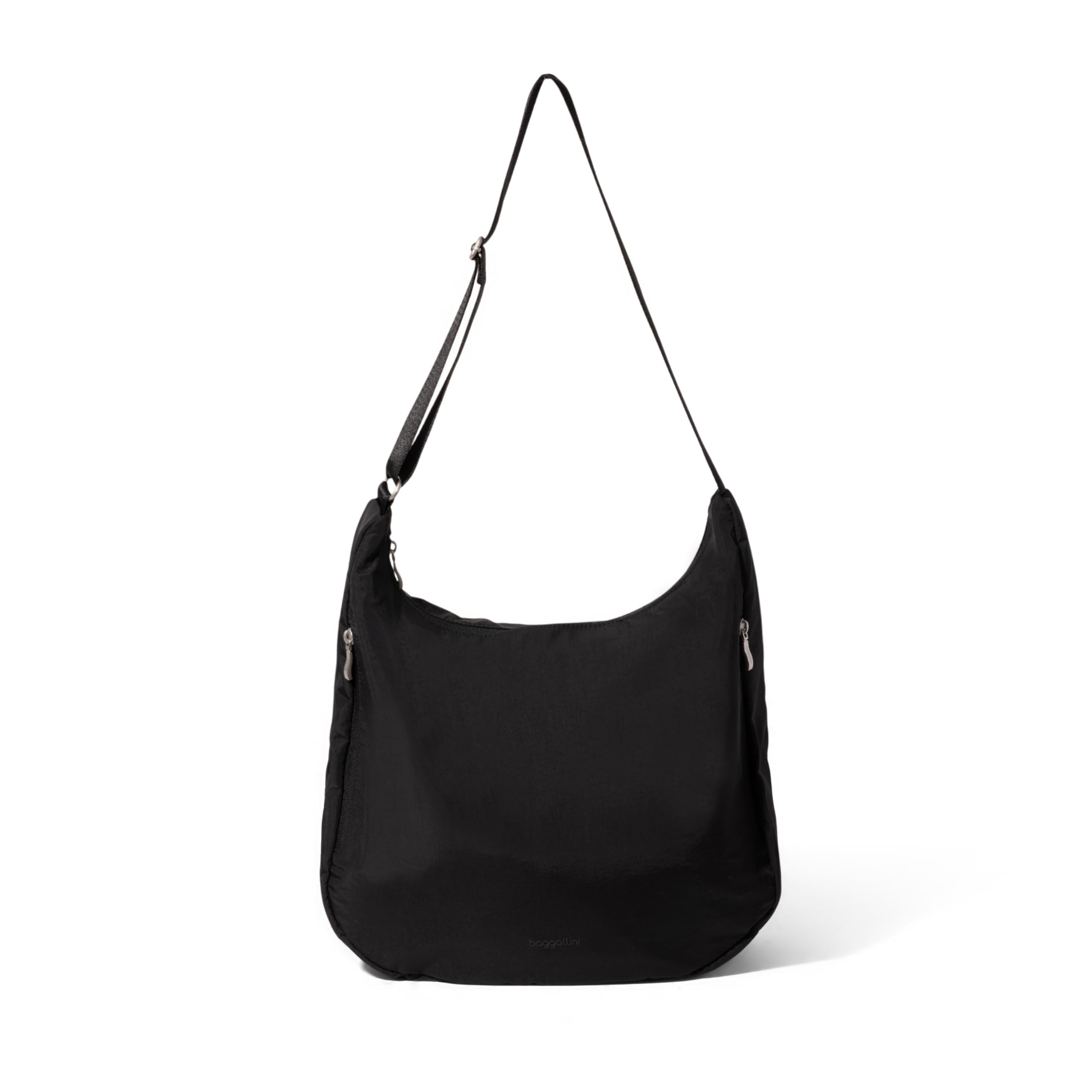 Baggallini Swift Hobo Crossbody Bag for Women - Lightweight 15.7"x16" Travel Purse Handbag Hobo Bag