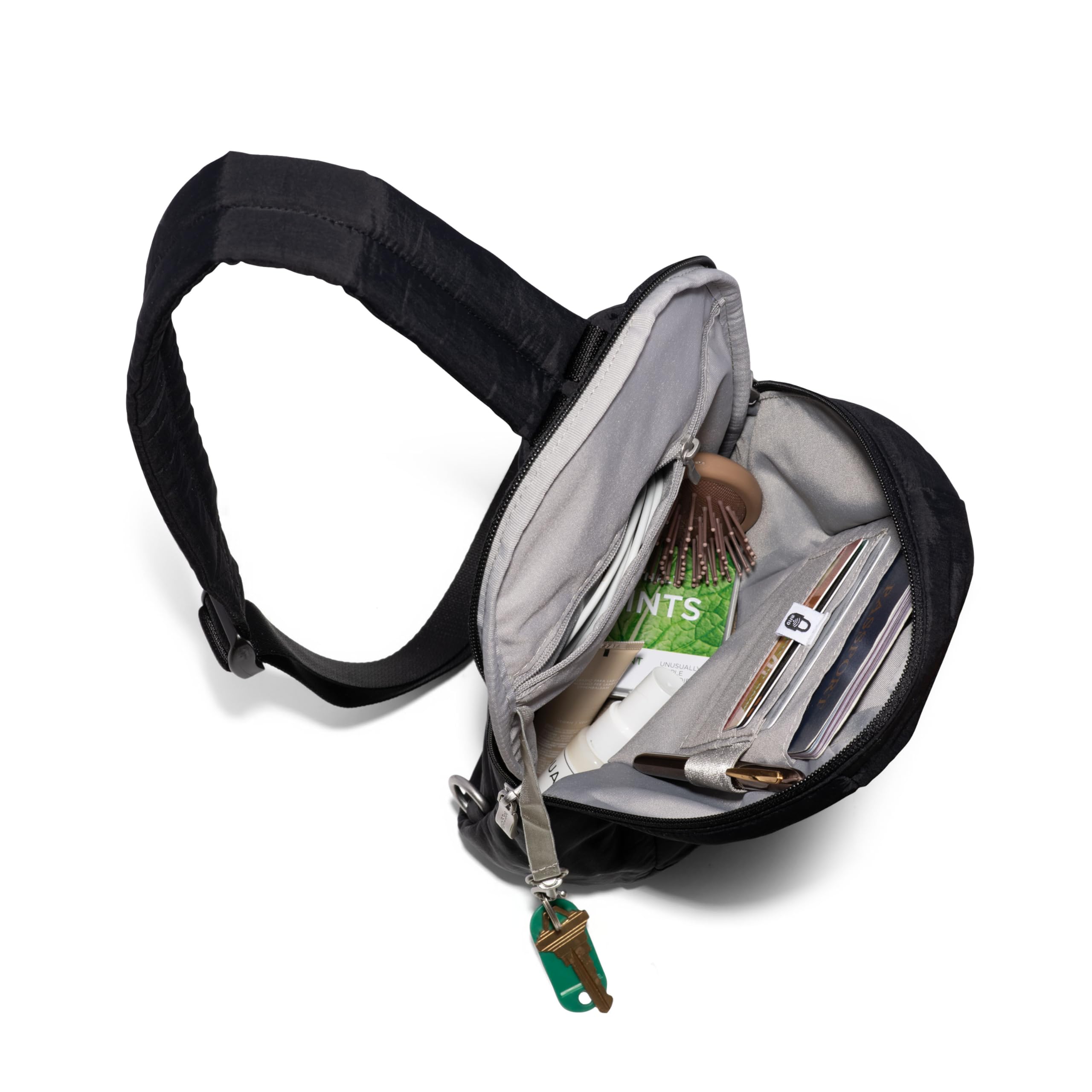 Baggallini Swift Sling - Lightweight 7.25"x 12.5" Crossbody Sling Backpack with Convertible Adjustable Shoulder Strap | Lightweight, Recycled Material - Image 13