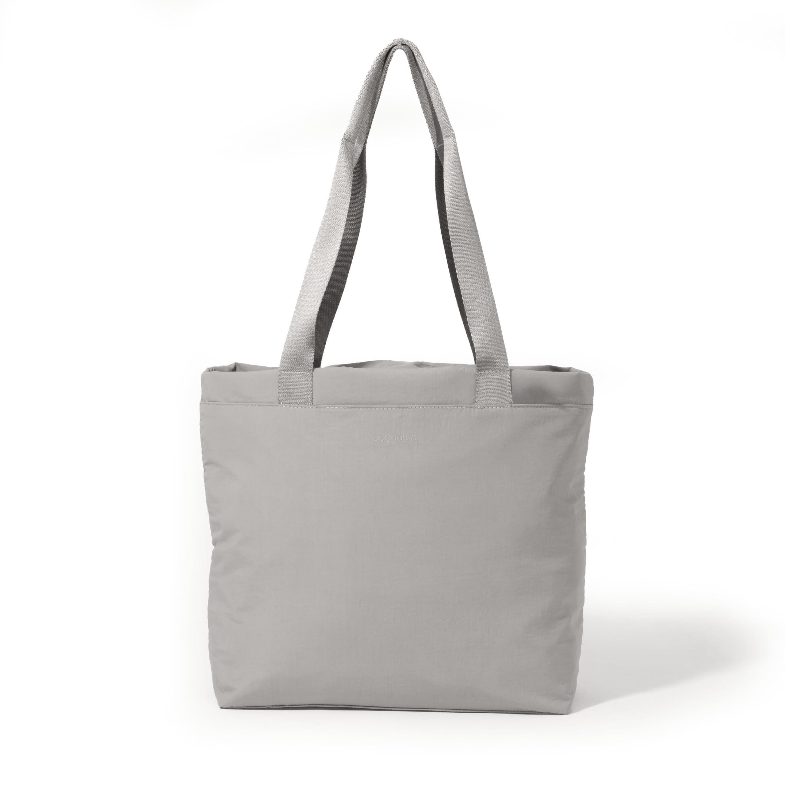 Baggallini Swift Tote Bag for Women - Lightweight 12x16 Nylon Zipped Travel Carry On Bag w/Luggage Sleeve - Image 8