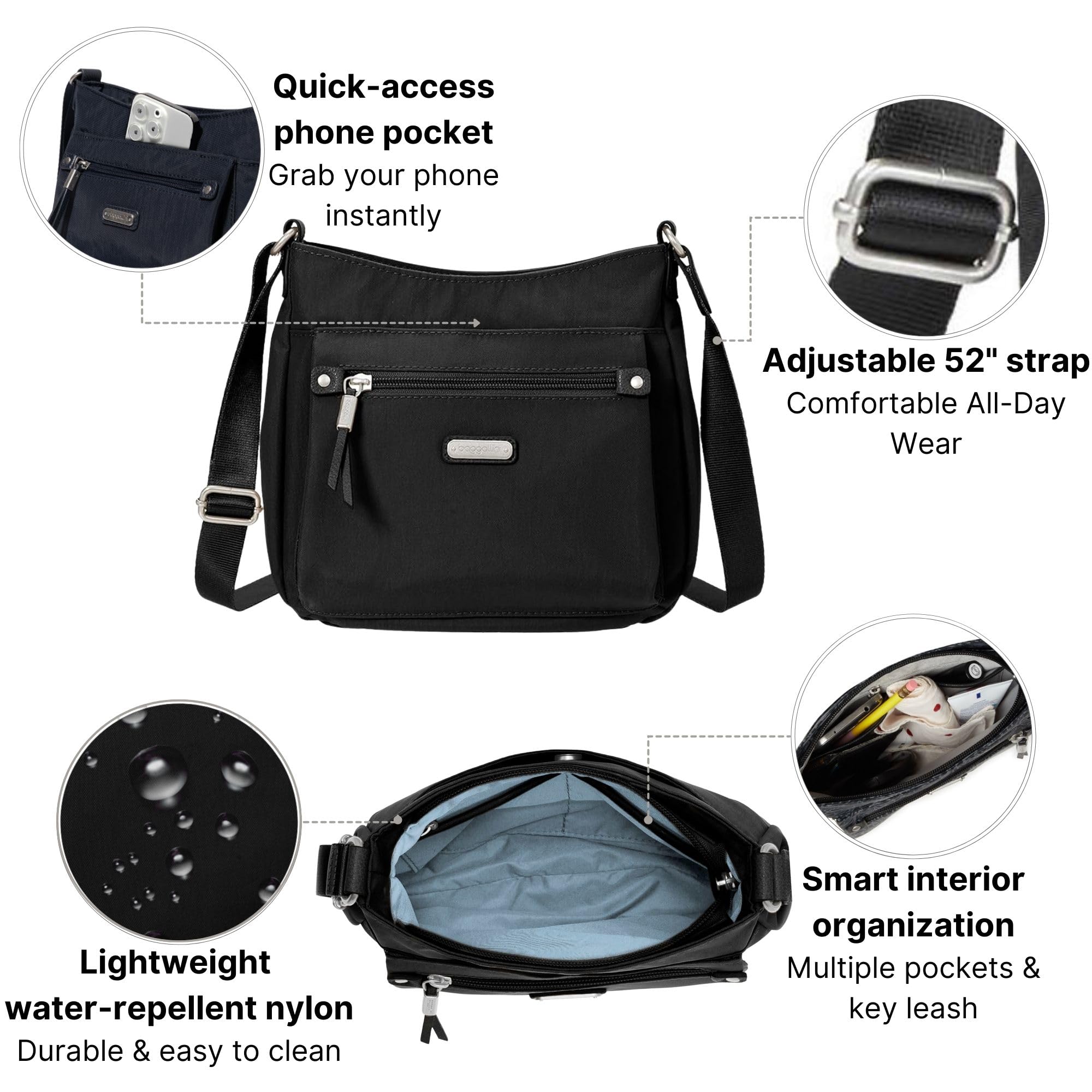 Baggallini The New Classic Collection Uptown Bagg - Image 3