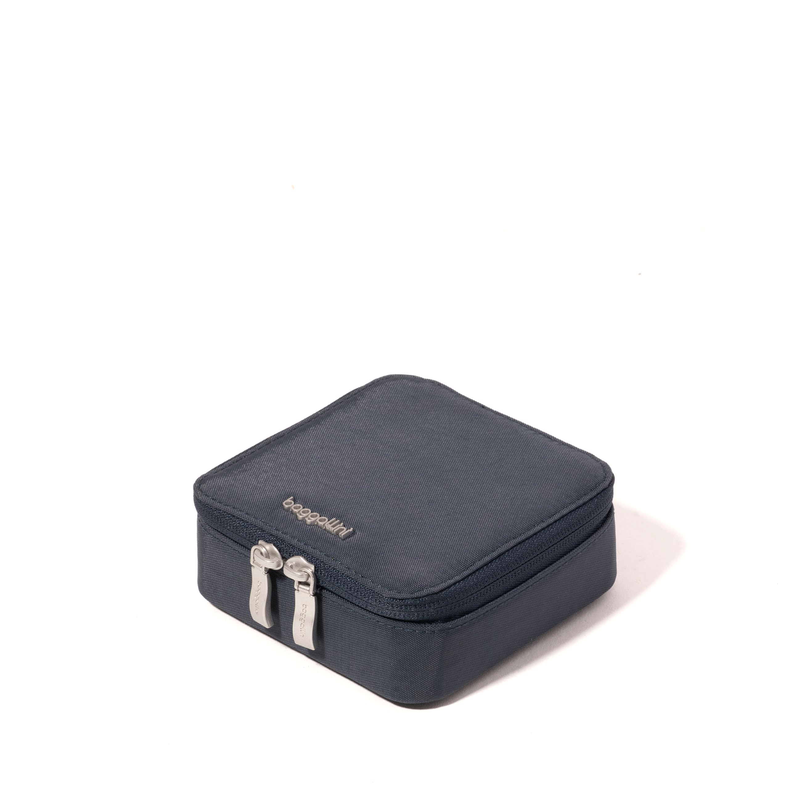 Baggallini Travel Jewelry Box - Lightweight 4.7”x4.7”x1.9” Travel Jewelry Case - Image 5