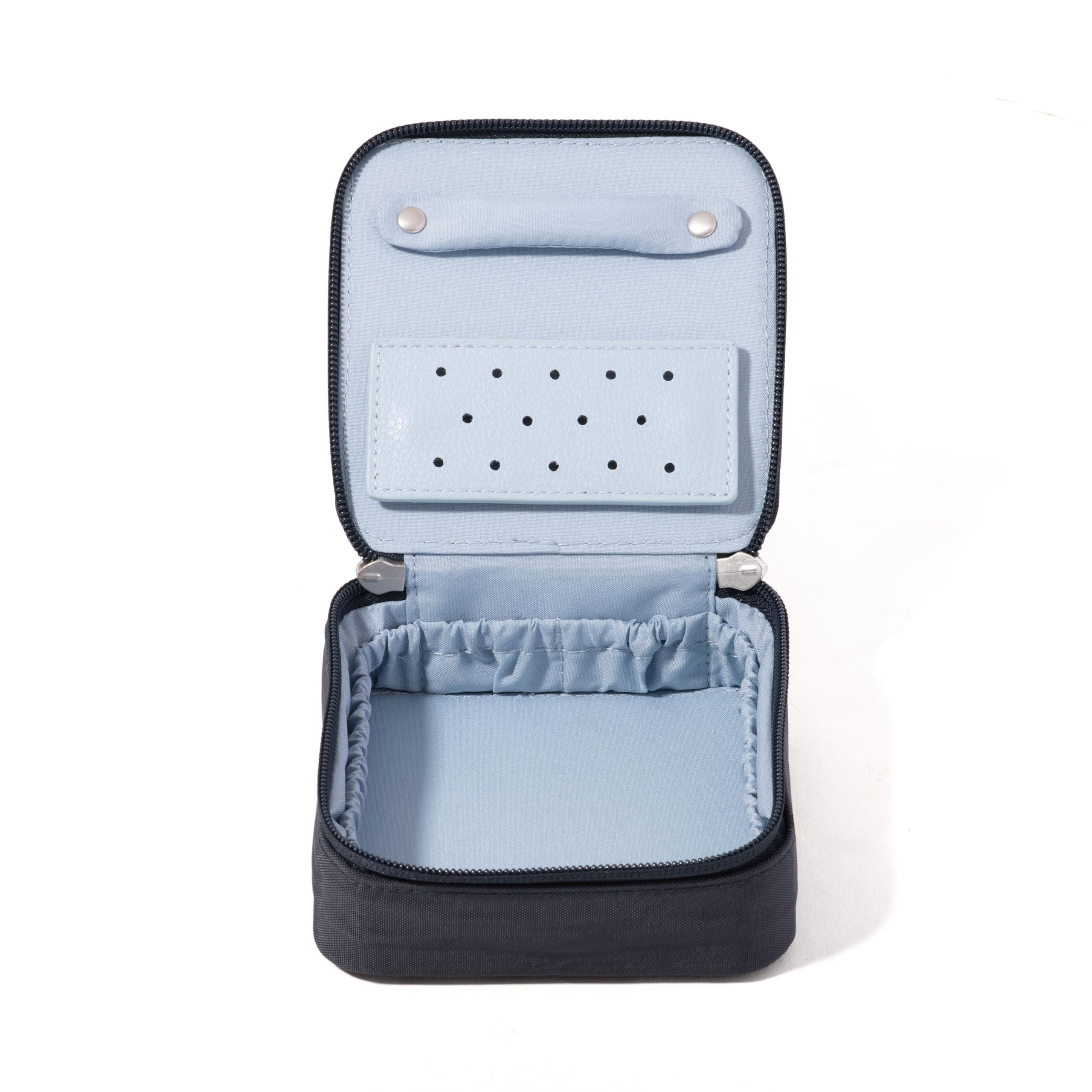 Baggallini Travel Jewelry Box - Lightweight 4.7”x4.7”x1.9” Travel Jewelry Case - Image 8