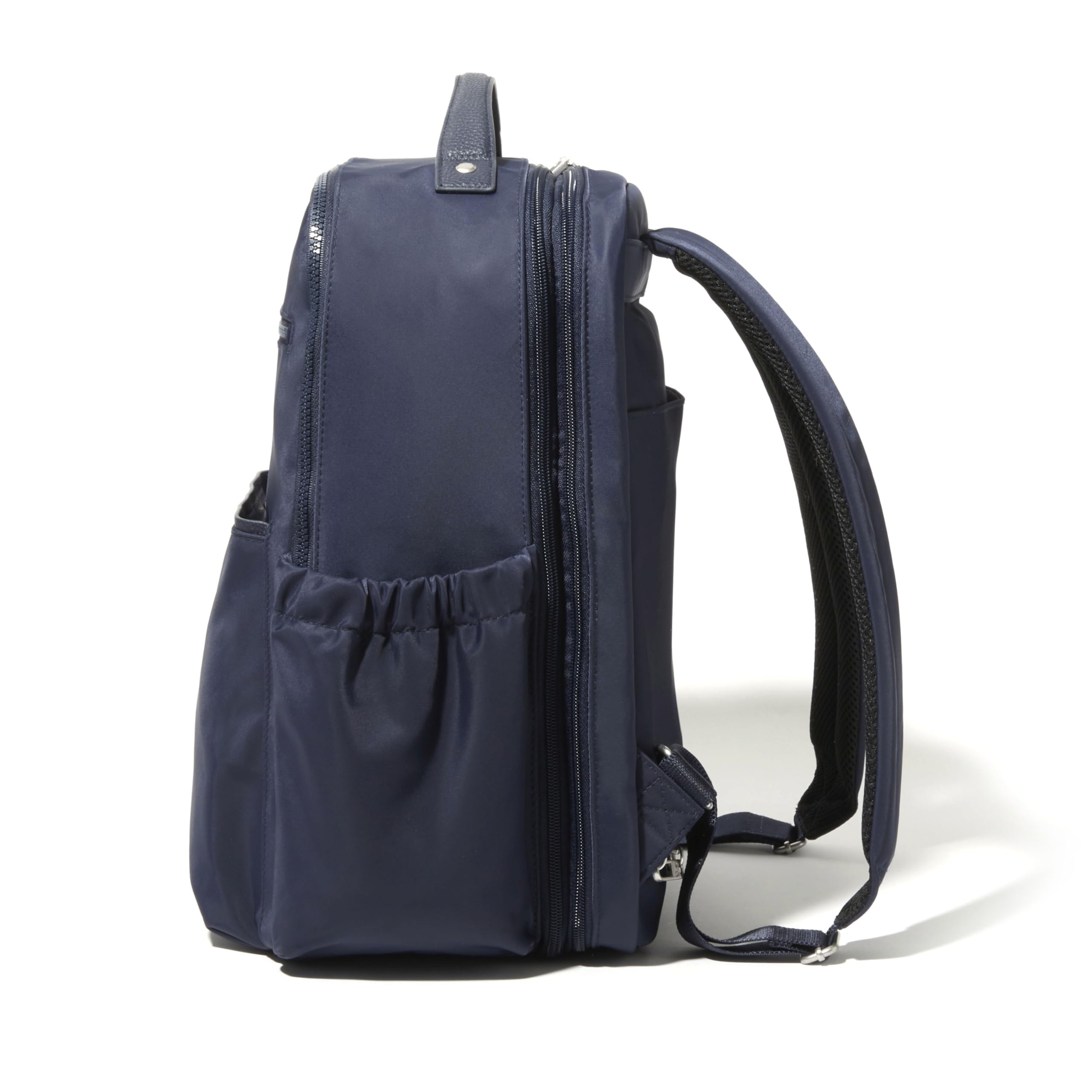 Baggallini Tribeca Expandable Laptop Backpack - 15"x11" Lightweight RFID Computer Bag for Work & Travel with Luggage Sleeve - Image 13