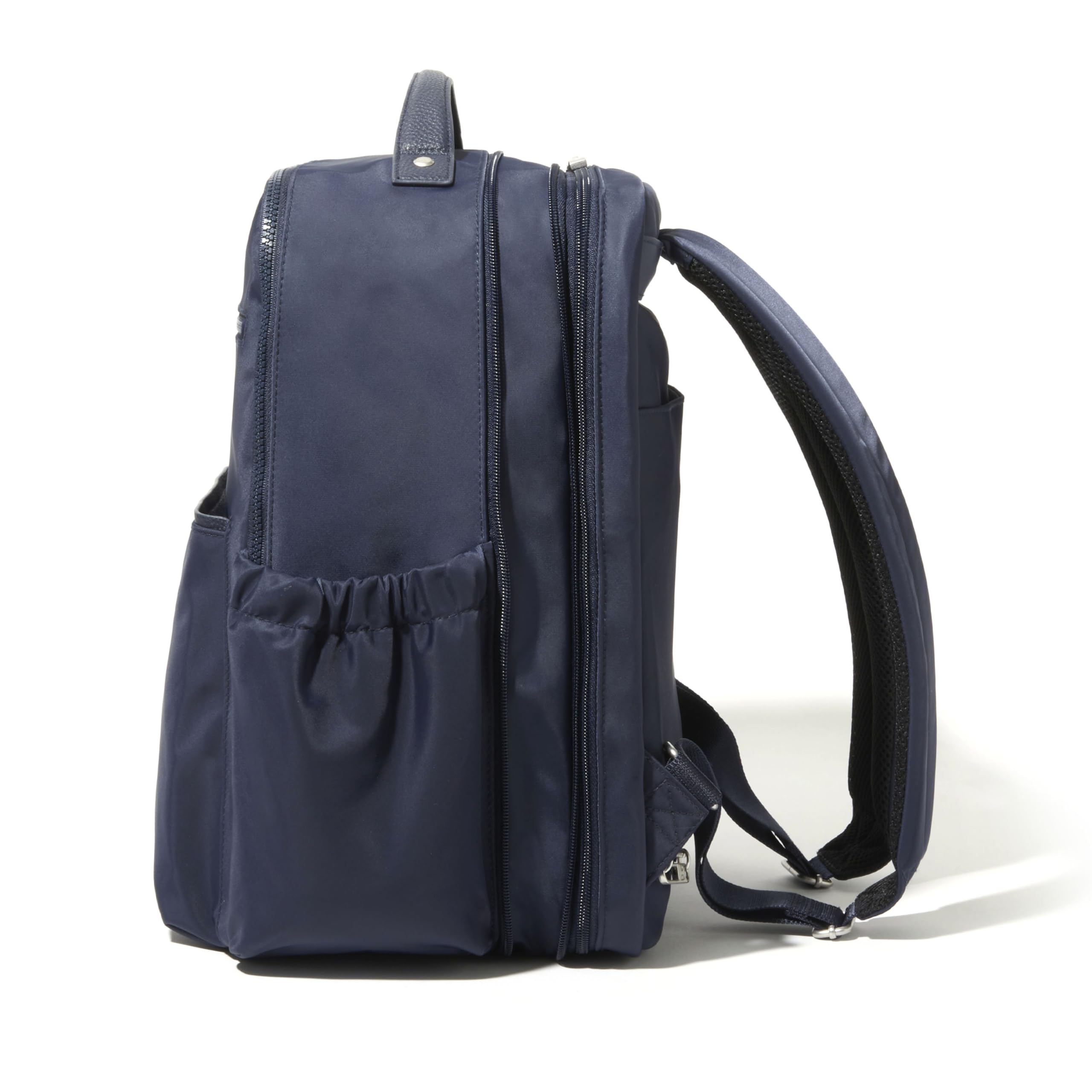 Baggallini Tribeca Expandable Laptop Backpack - 15"x11" Lightweight RFID Computer Bag for Work & Travel with Luggage Sleeve - Image 14