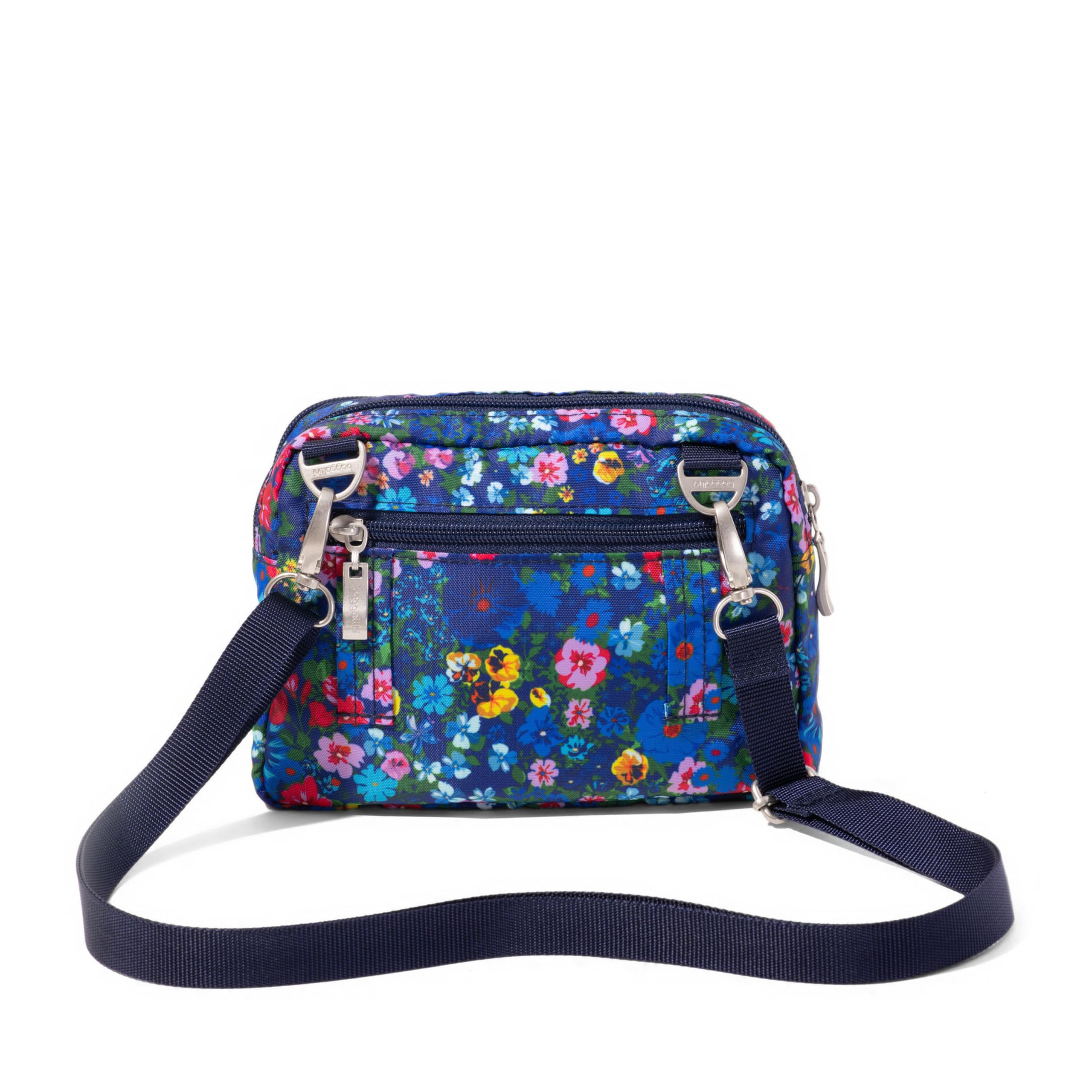Baggallini Triple Zip Small Crossbody Bag for Women - 8x6 Lightweight Convertible Fanny Pack Belt Bag - Image 7