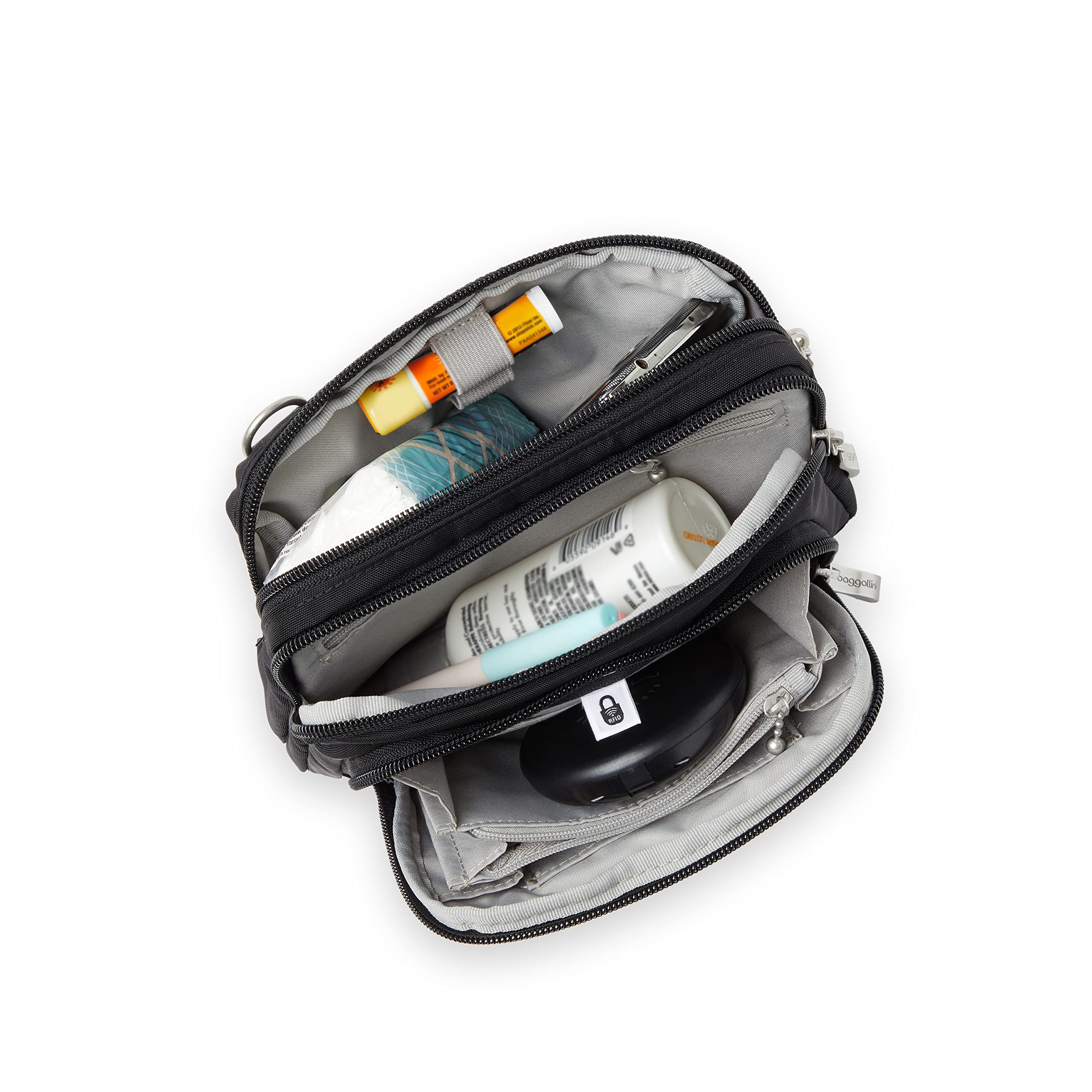 Baggallini Triple Zip with Front Wallet/Trifecta RFID Wallet Crossbody - Image 11