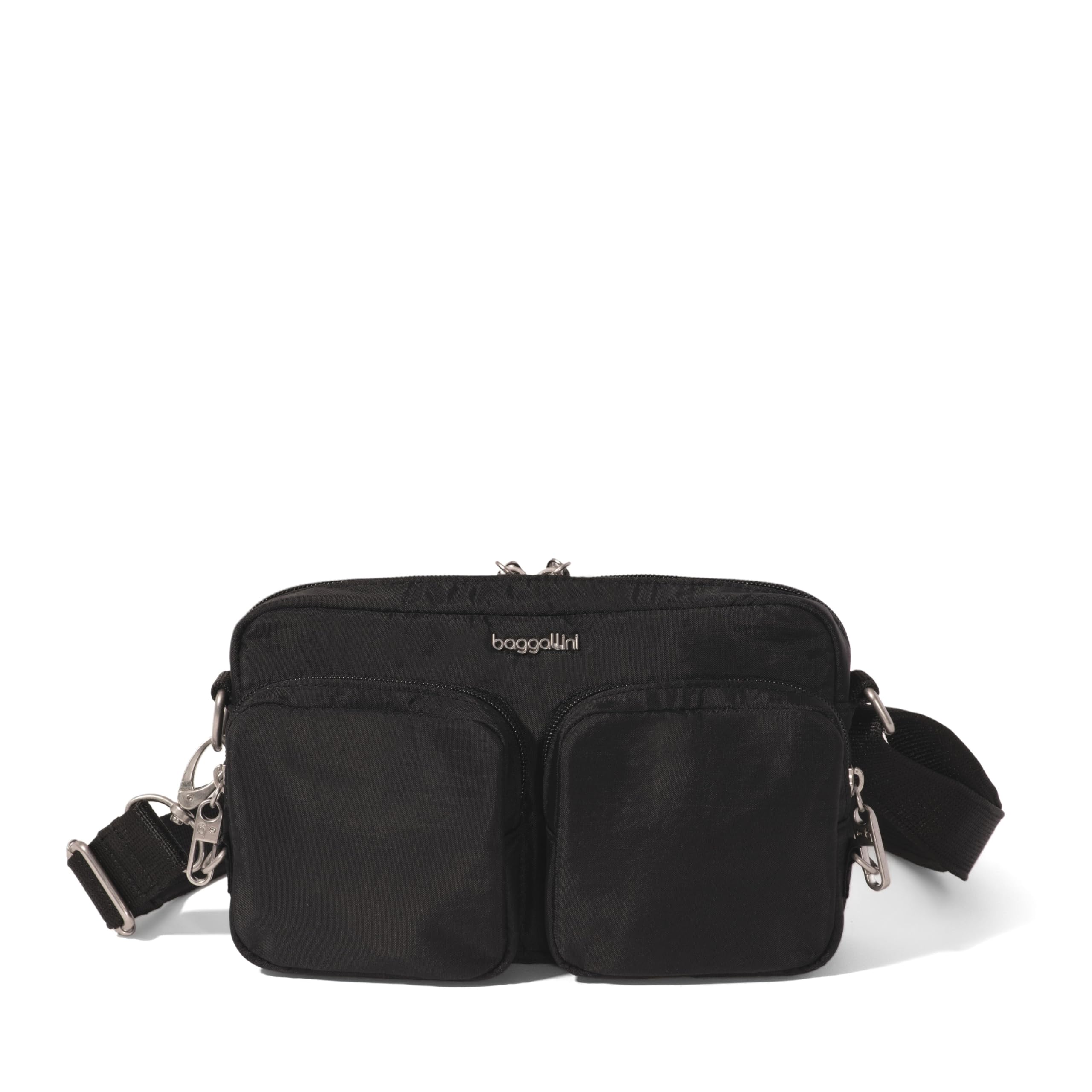 Baggallini Women's Baggallini Securtex® Anti-theft Treasure Crossbody 9"x5.5" Lightweight Travel Purse With Rfid Card Slots Locking Zippers