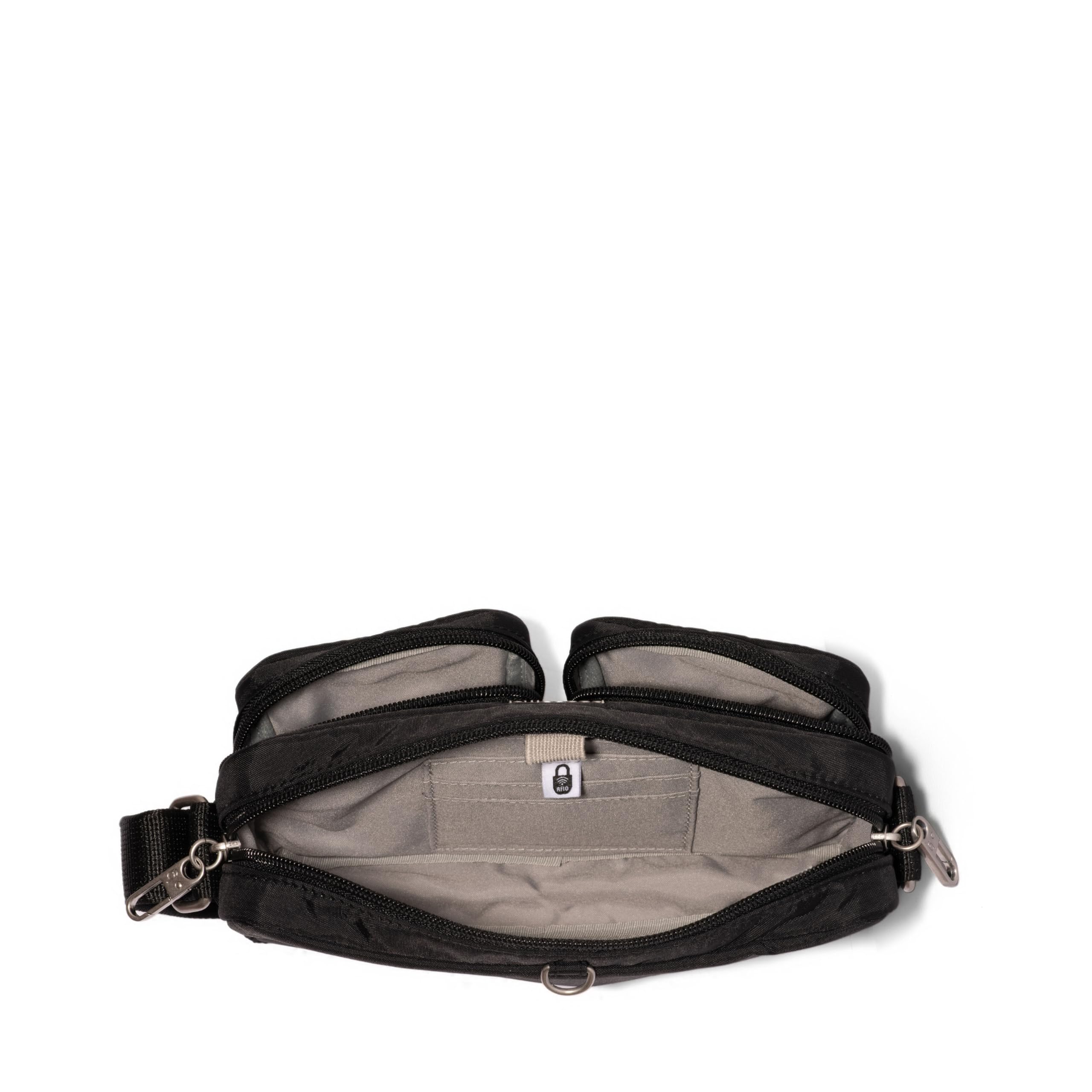 Baggallini Women's Baggallini Securtex® Anti-theft Treasure Crossbody 9"x5.5" Lightweight Travel Purse With Rfid Card Slots Locking Zippers - Image 6