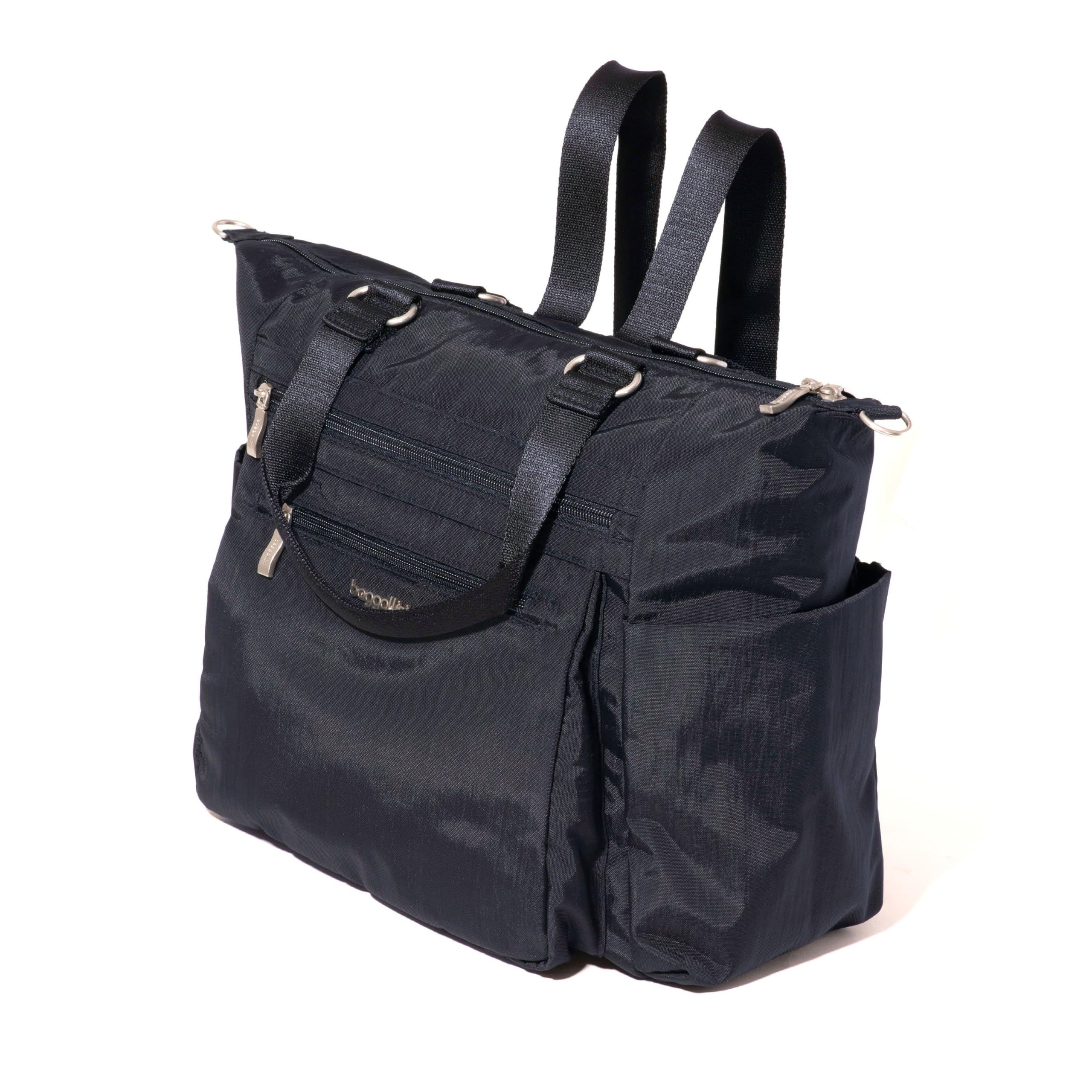 Baggallini Women's Baggallini Trifecta Convertible Backpack Crossbody Tote Bag - 11x12" Lightweight Travel Bag W/Rfid Phone Wristlet - Image 8