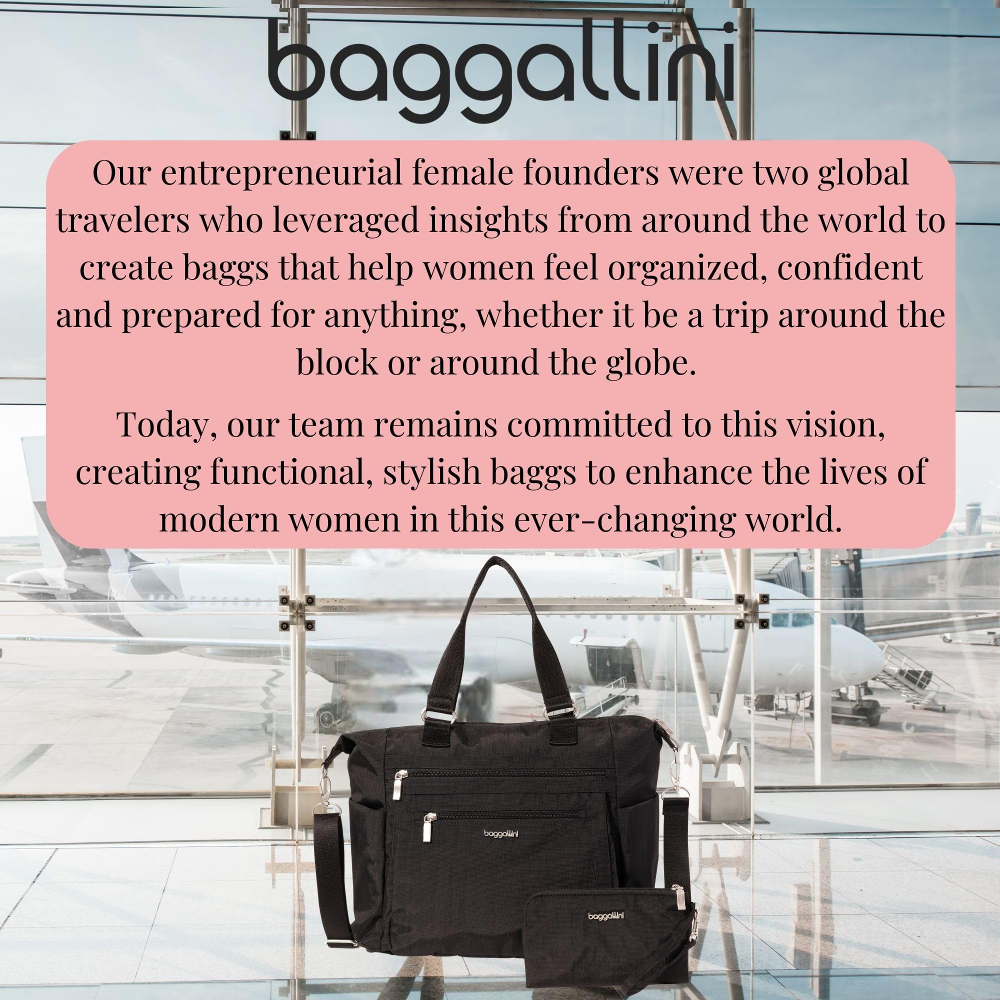 Baggallini Women's Baggallini Trifecta Convertible Backpack Crossbody Tote Bag - 11x12" Lightweight Travel Bag W/Rfid Phone Wristlet - Image 7