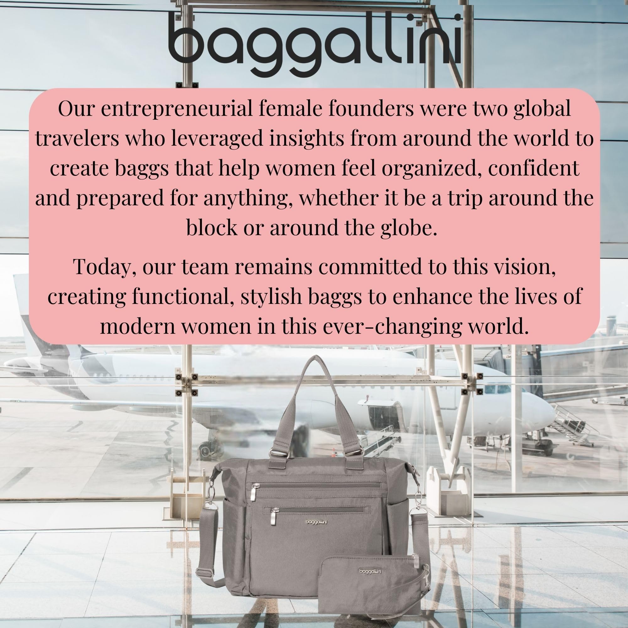 Baggallini Women's Baggallini Trifecta Convertible Backpack Crossbody Tote Bag - 11x12" Lightweight Travel Bag W/Rfid Phone Wristlet - Image 7