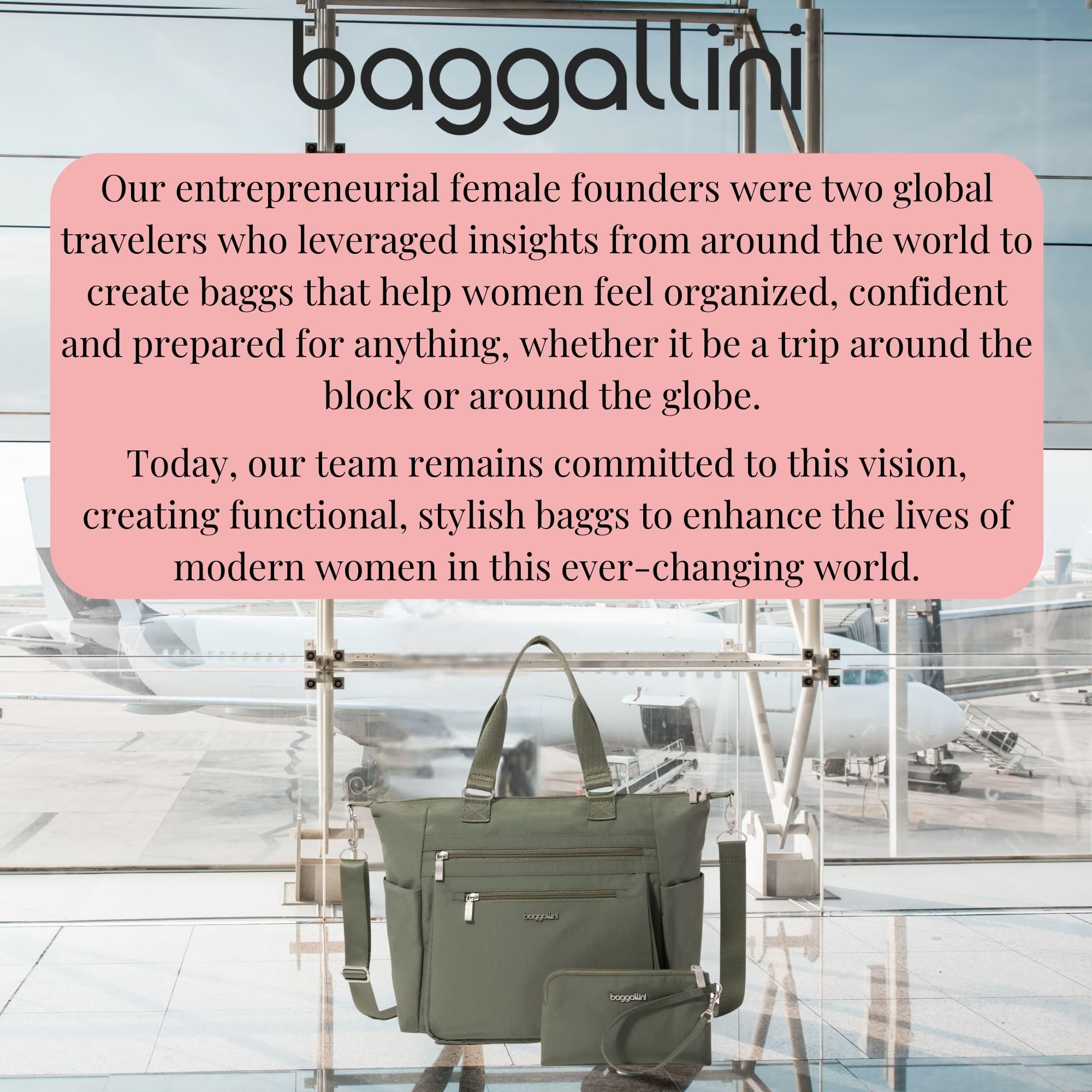 Baggallini Women's Baggallini Trifecta Convertible Backpack Crossbody Tote Bag - 11x12" Lightweight Travel Bag W/Rfid Phone Wristlet - Image 7