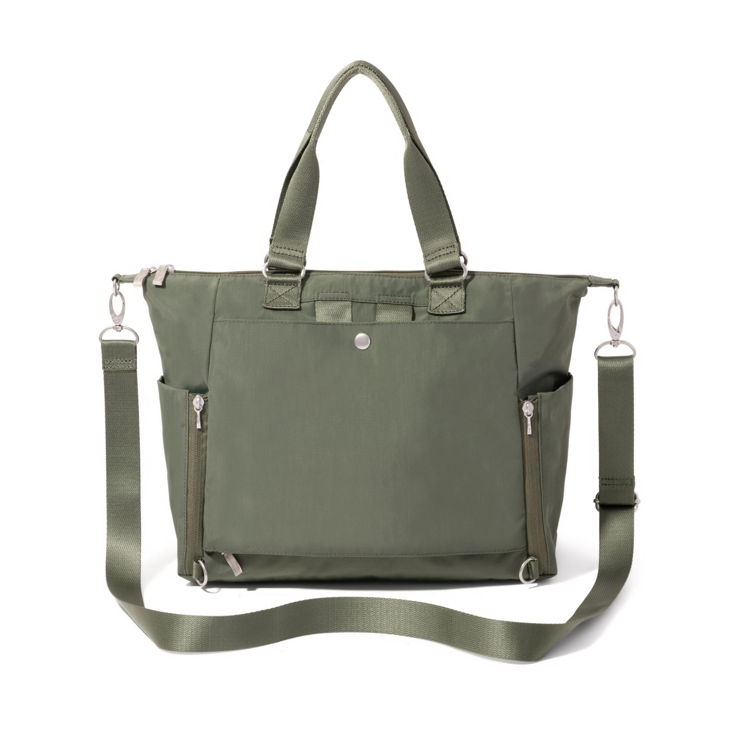 Baggallini Women's Baggallini Trifecta Convertible Backpack Crossbody Tote Bag - 11x12" Lightweight Travel Bag W/Rfid Phone Wristlet - Image 9