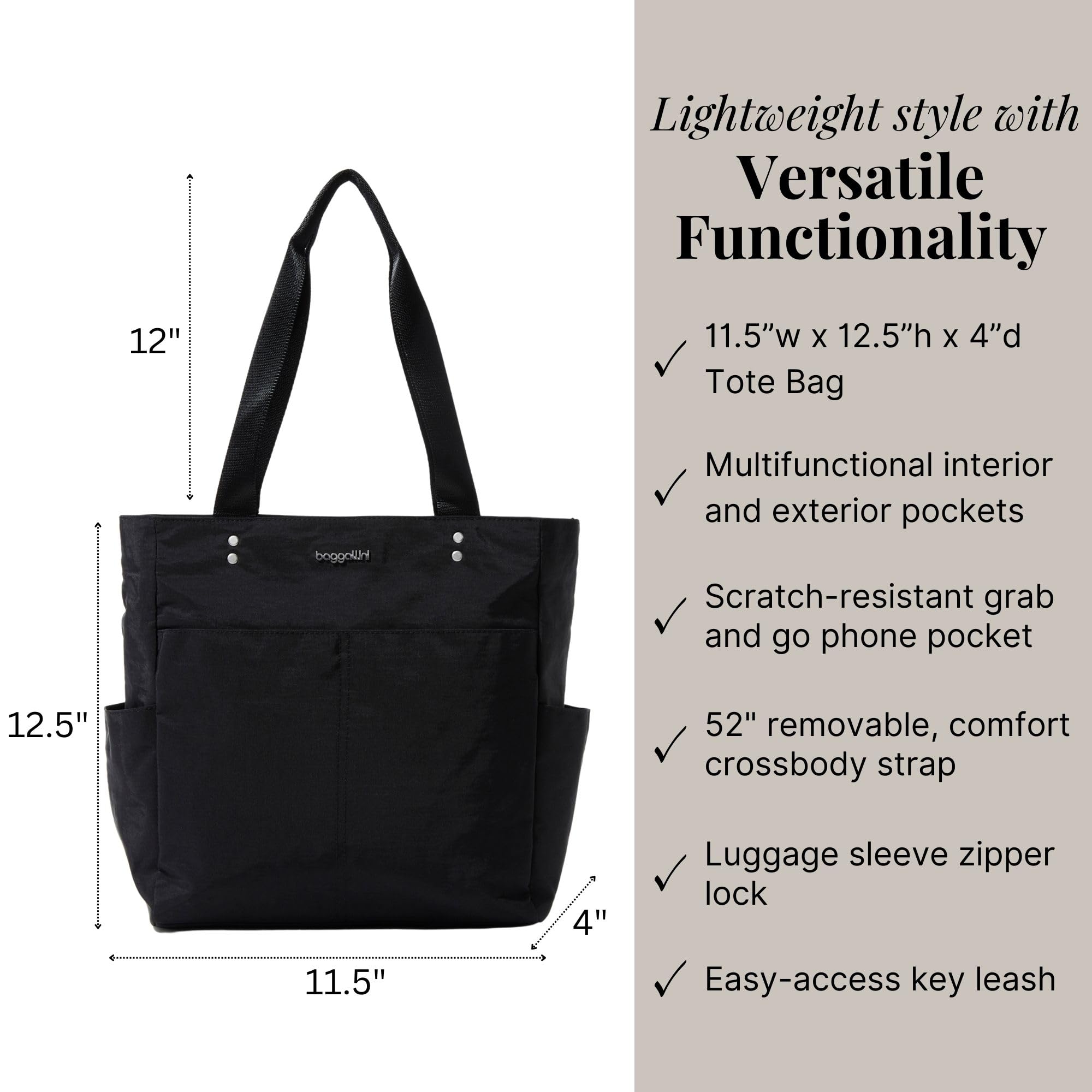 Baggallini Women's Carryall Daily Tote - Image 4