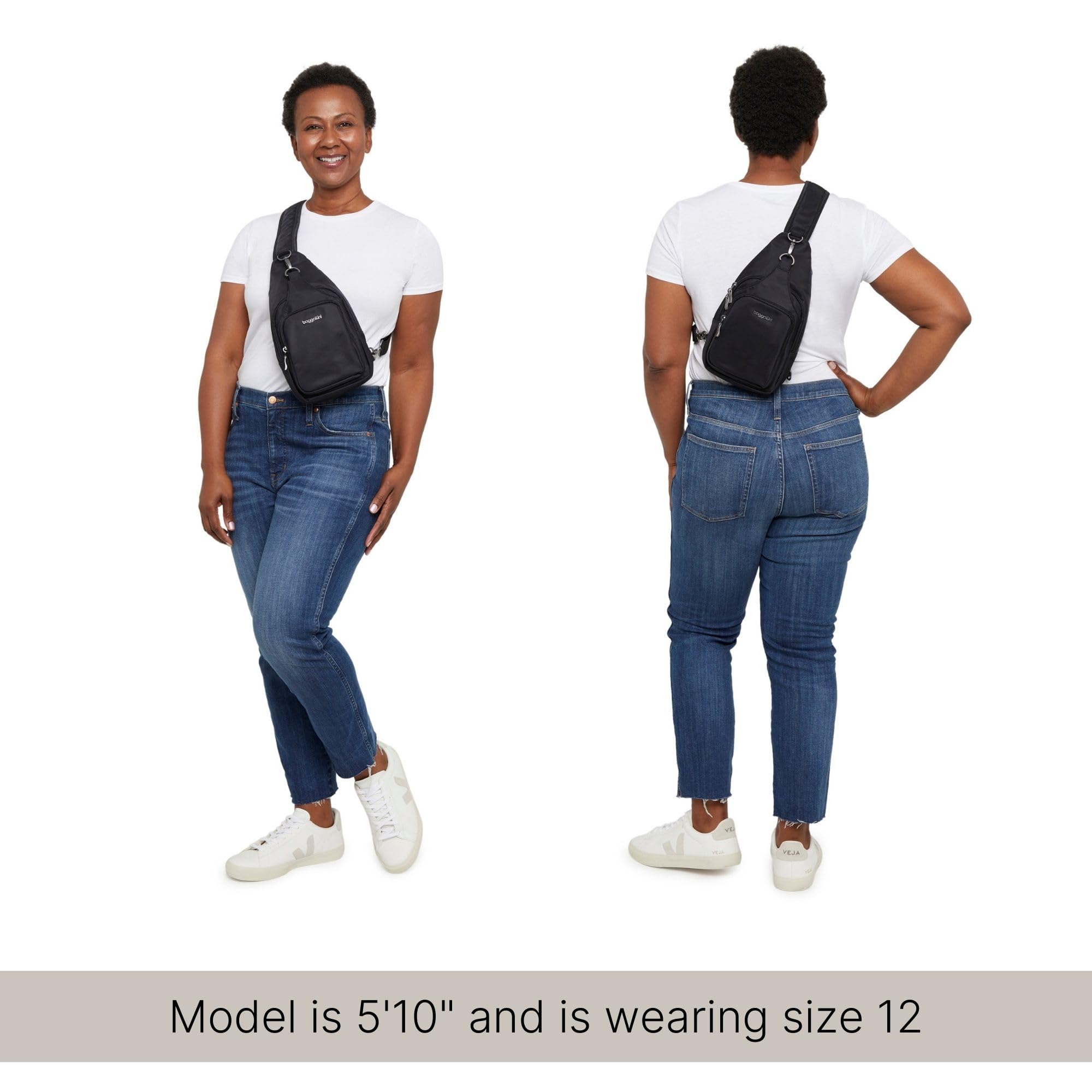 Baggallini womens Baggallini Central Park Sling - 12x7" Sling Crossbody Bag With Convertible Adjustable Shoulder Strap - Image 5