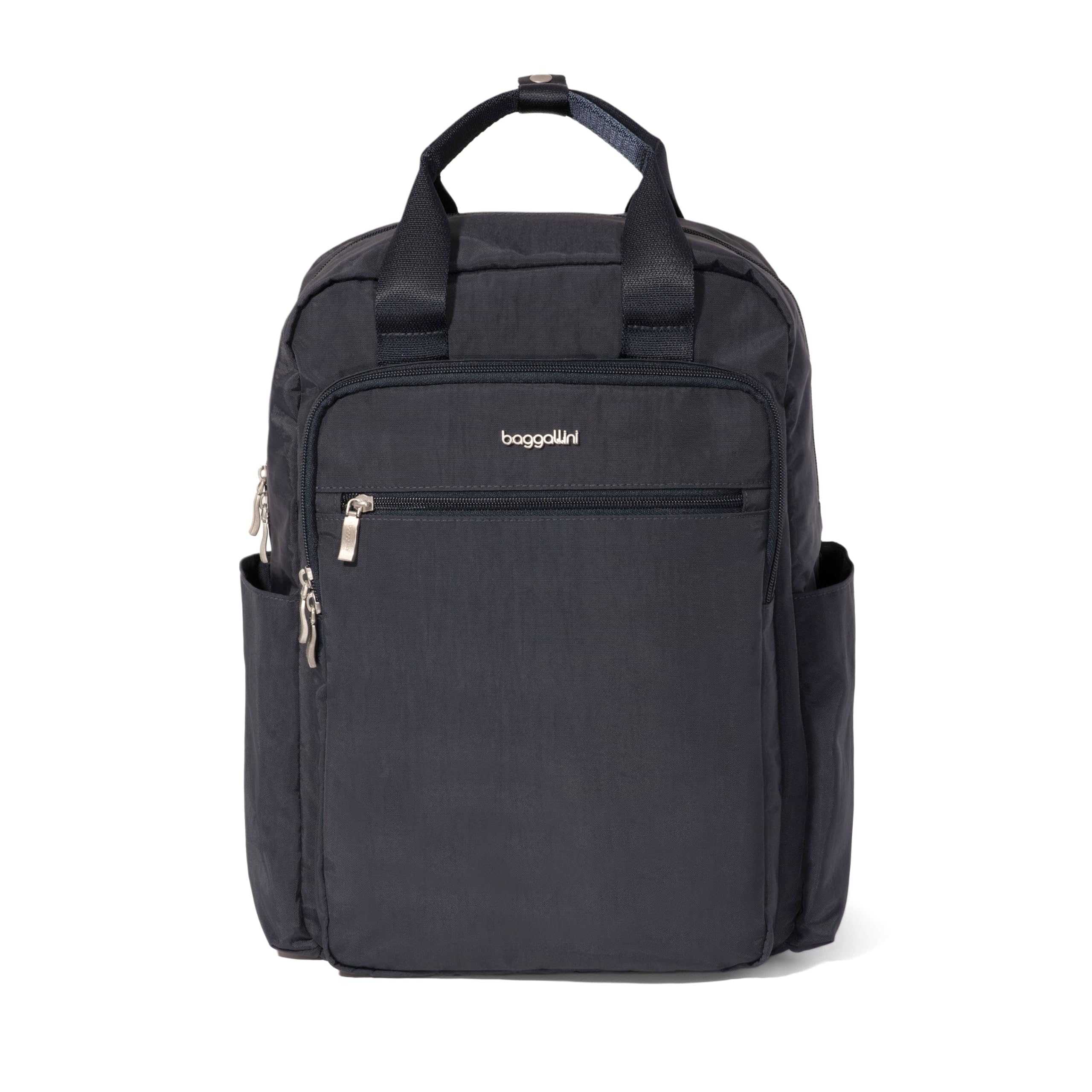 Baggallini Women's Commuter Laptop Backpack - Lightweight 15x11 Travel Backpack W/Rfid & Luggage Sleeve