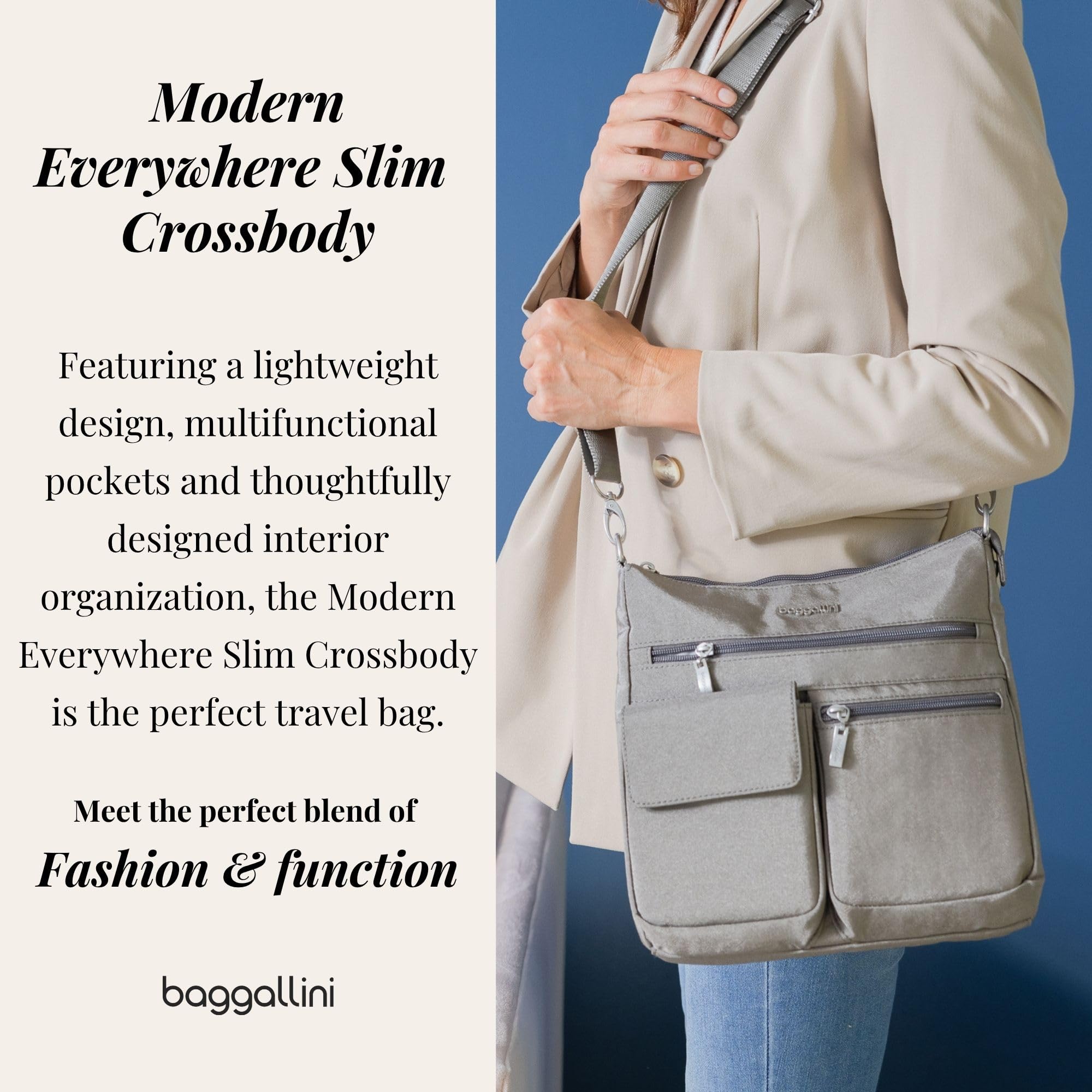Baggallini Women's Modern Everywhere Slim Crossbody - Image 2