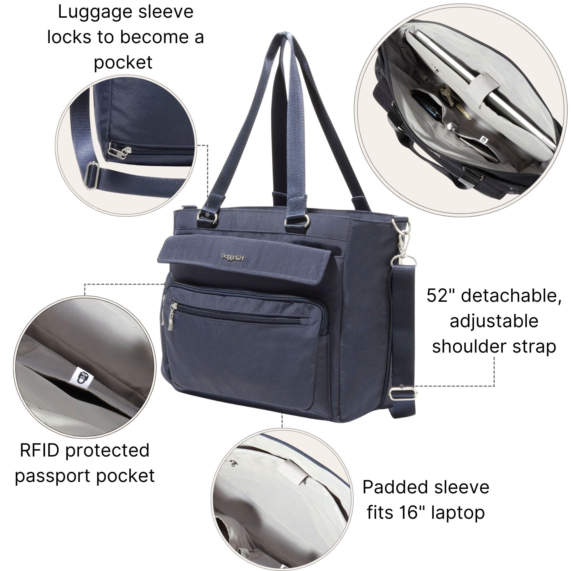 Baggallini Women's Modern Laptop Tote - Image 3