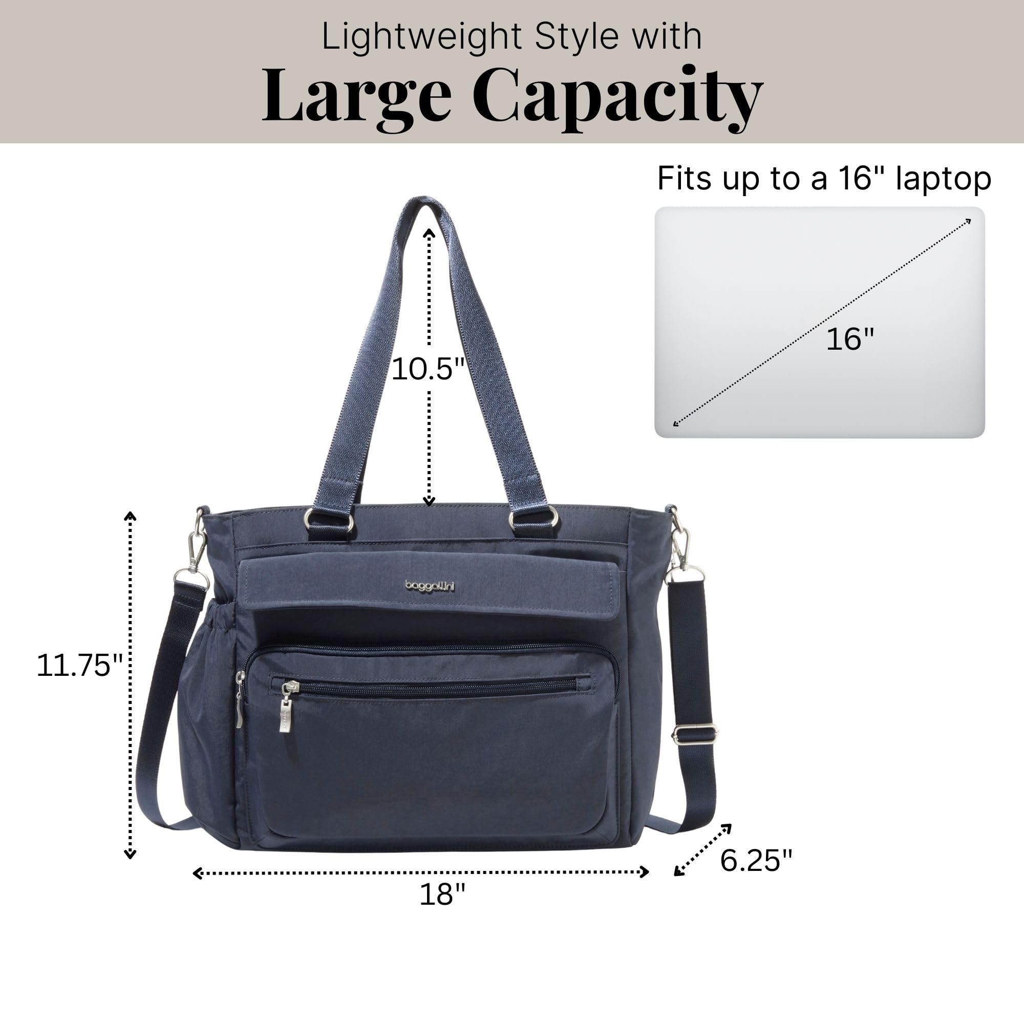 Baggallini Women's Modern Laptop Tote - Image 4