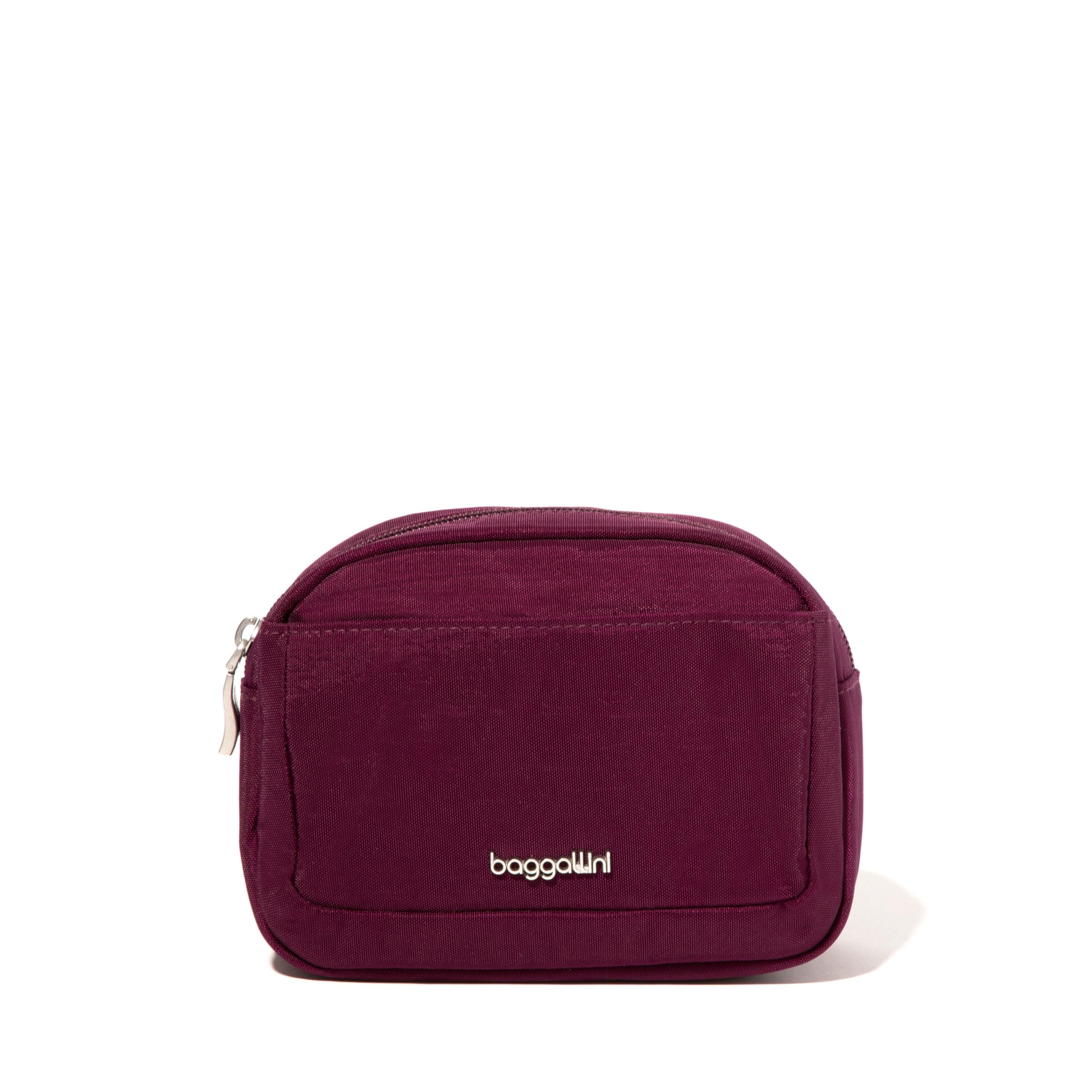 Baggallini Women's Pocket Cosmetic - Lightweight Bag - Travel Essentials Makeup Organizer Small