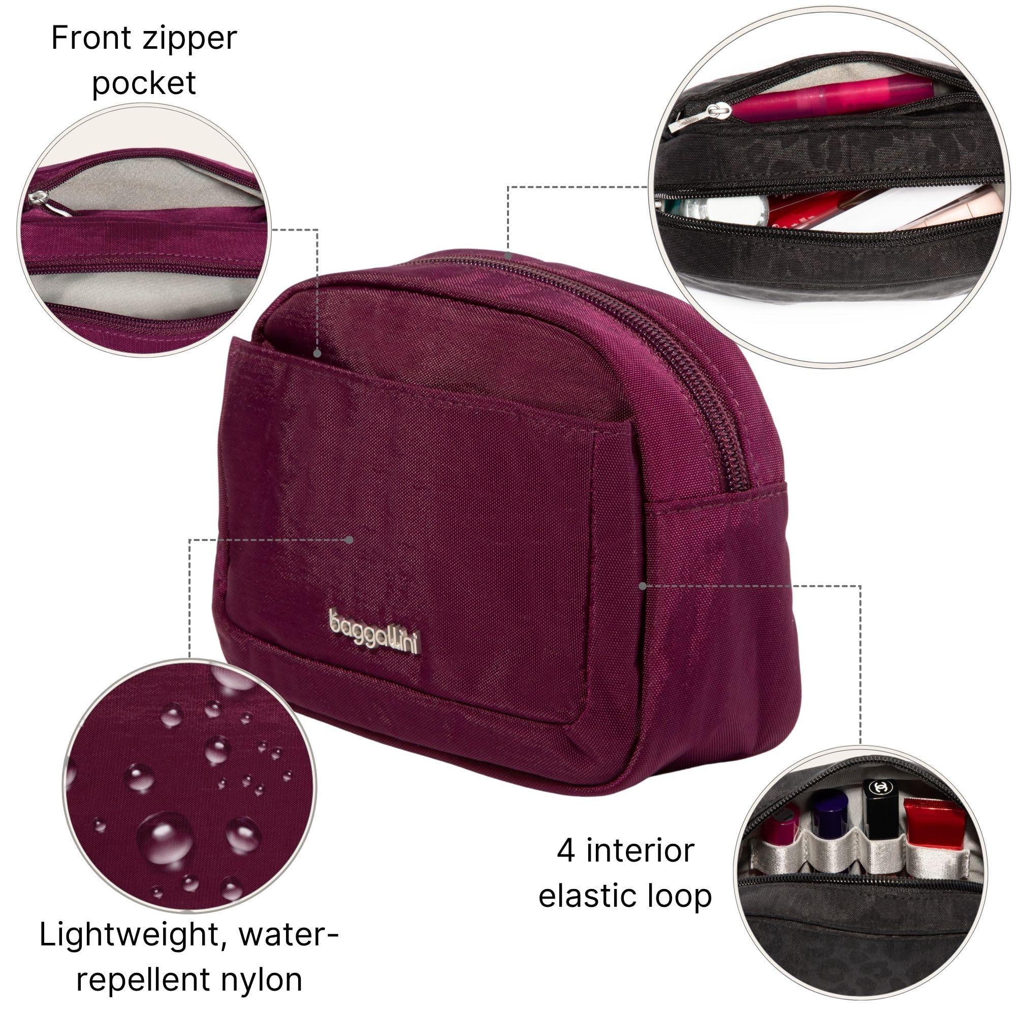 Baggallini Women's Pocket Cosmetic - Lightweight Bag - Travel Essentials Makeup Organizer Small - Image 3