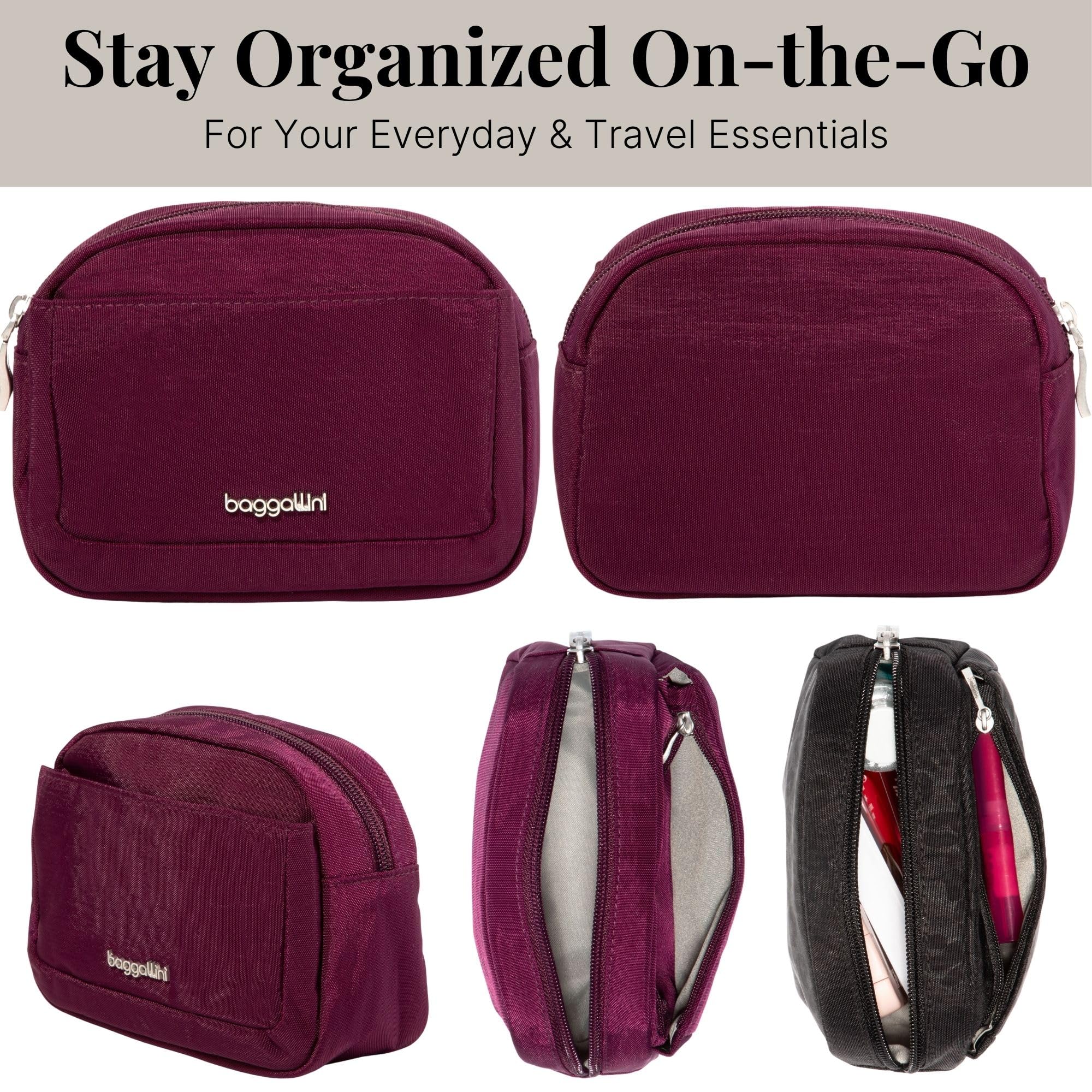 Baggallini Women's Pocket Cosmetic - Lightweight Bag - Travel Essentials Makeup Organizer Small - Image 4