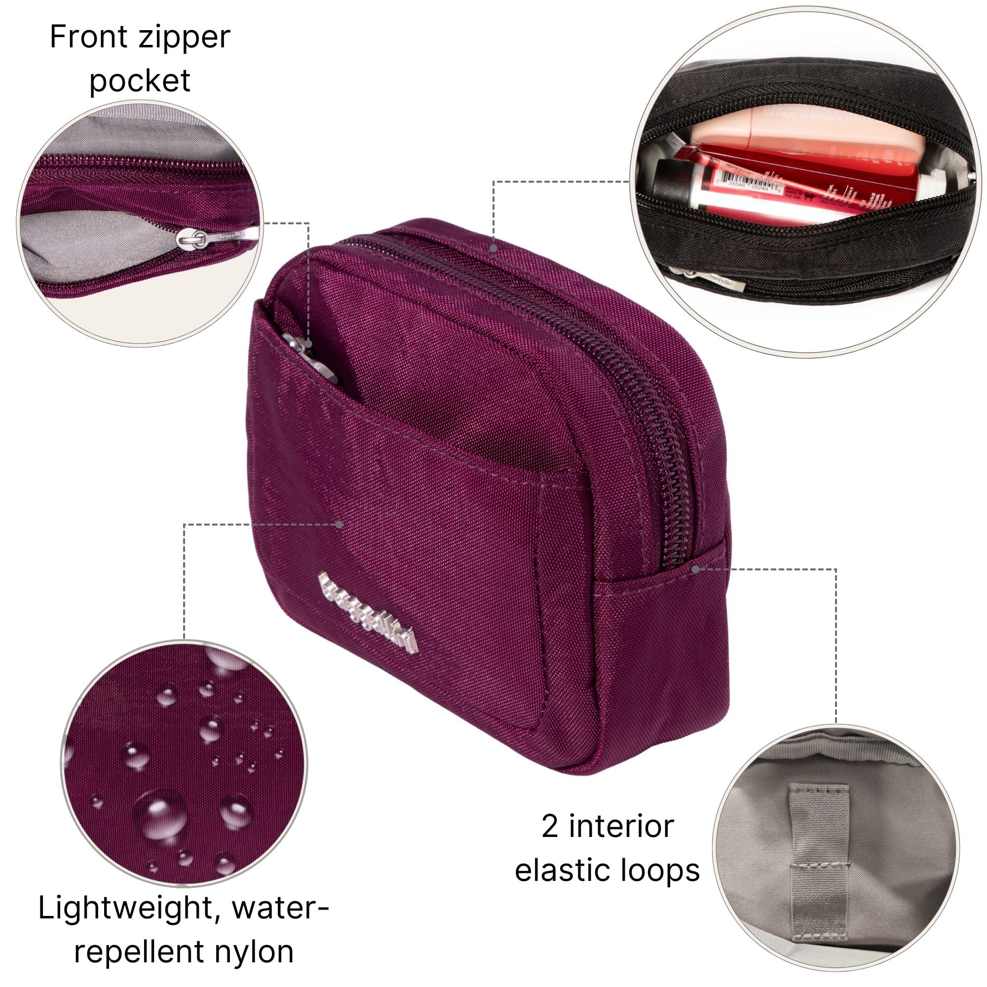 Baggallini Women's Pocket Cosmetic - Lightweight Bag - Travel Essentials Makeup Organizer Mini - Image 3