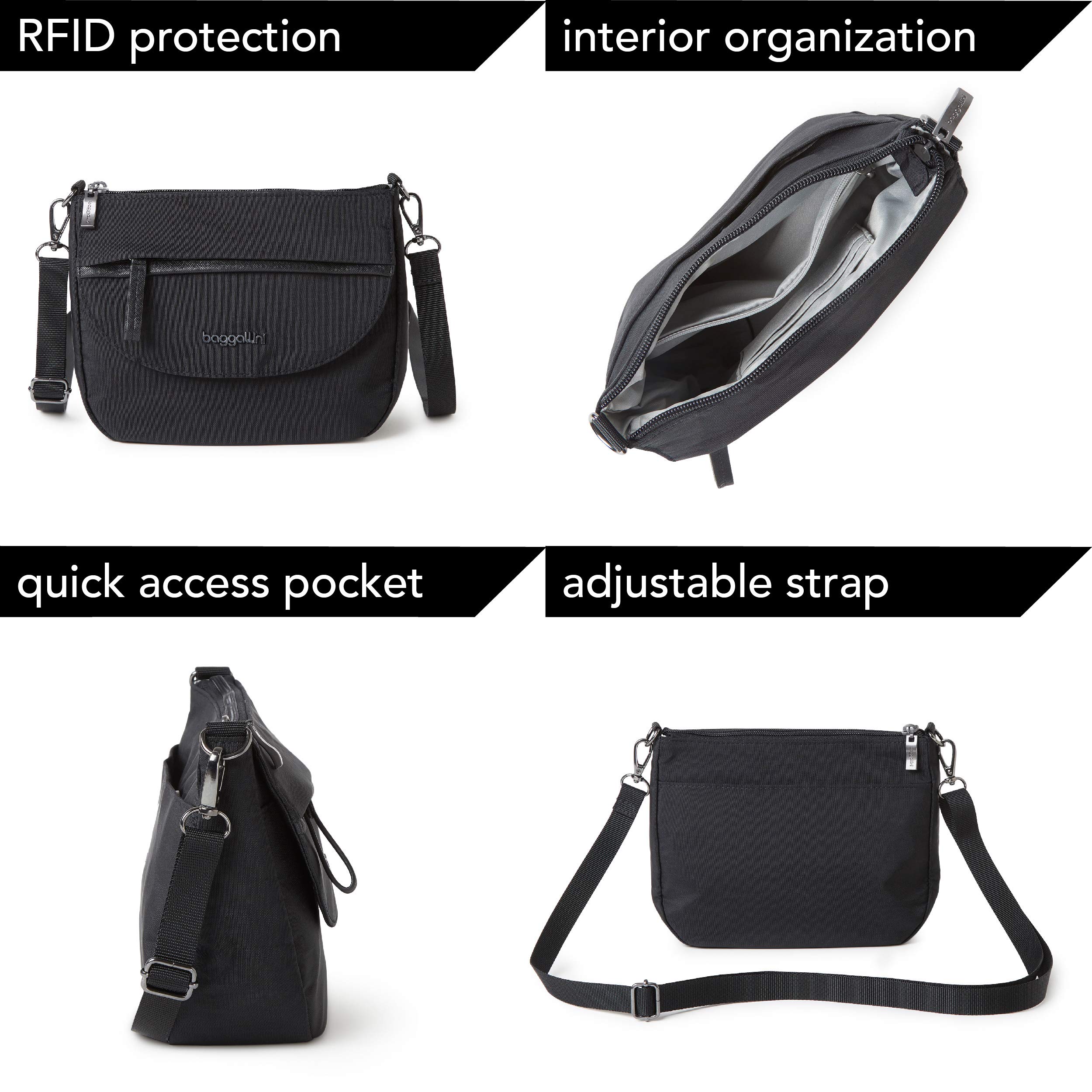 Baggallini Women's Pocket Crossbody 2.0 With Rfid | Pocket, Crossbody, with RFID - Image 4