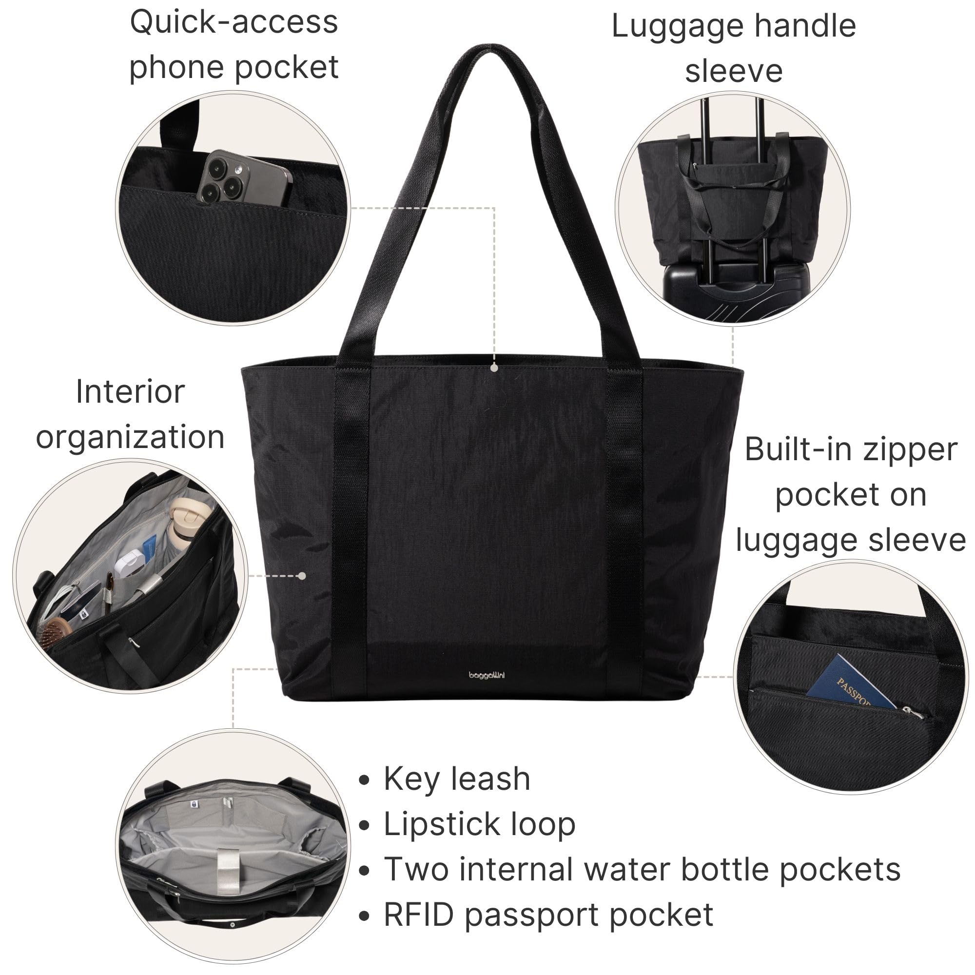 Baggallini Women's Via Tote - Image 4
