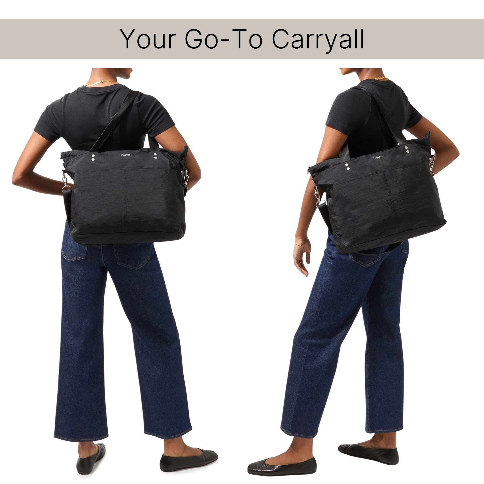 Baggallini Womens Carryall Laptop Tote - Image 5