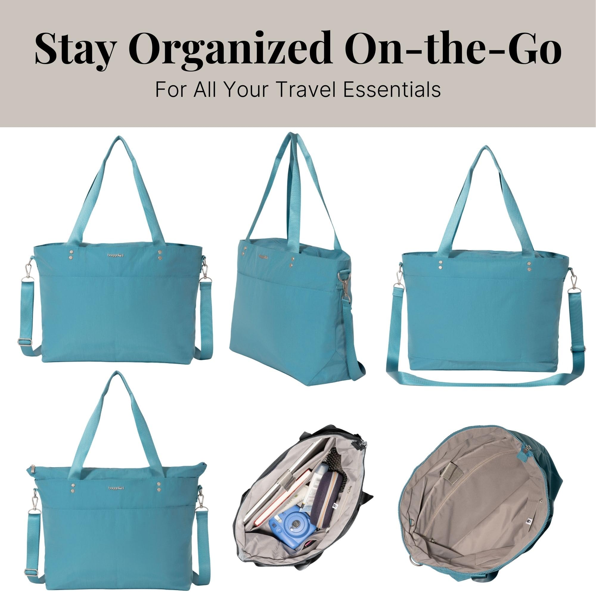 Baggallini Womens Carryall Laptop Tote - Image 6