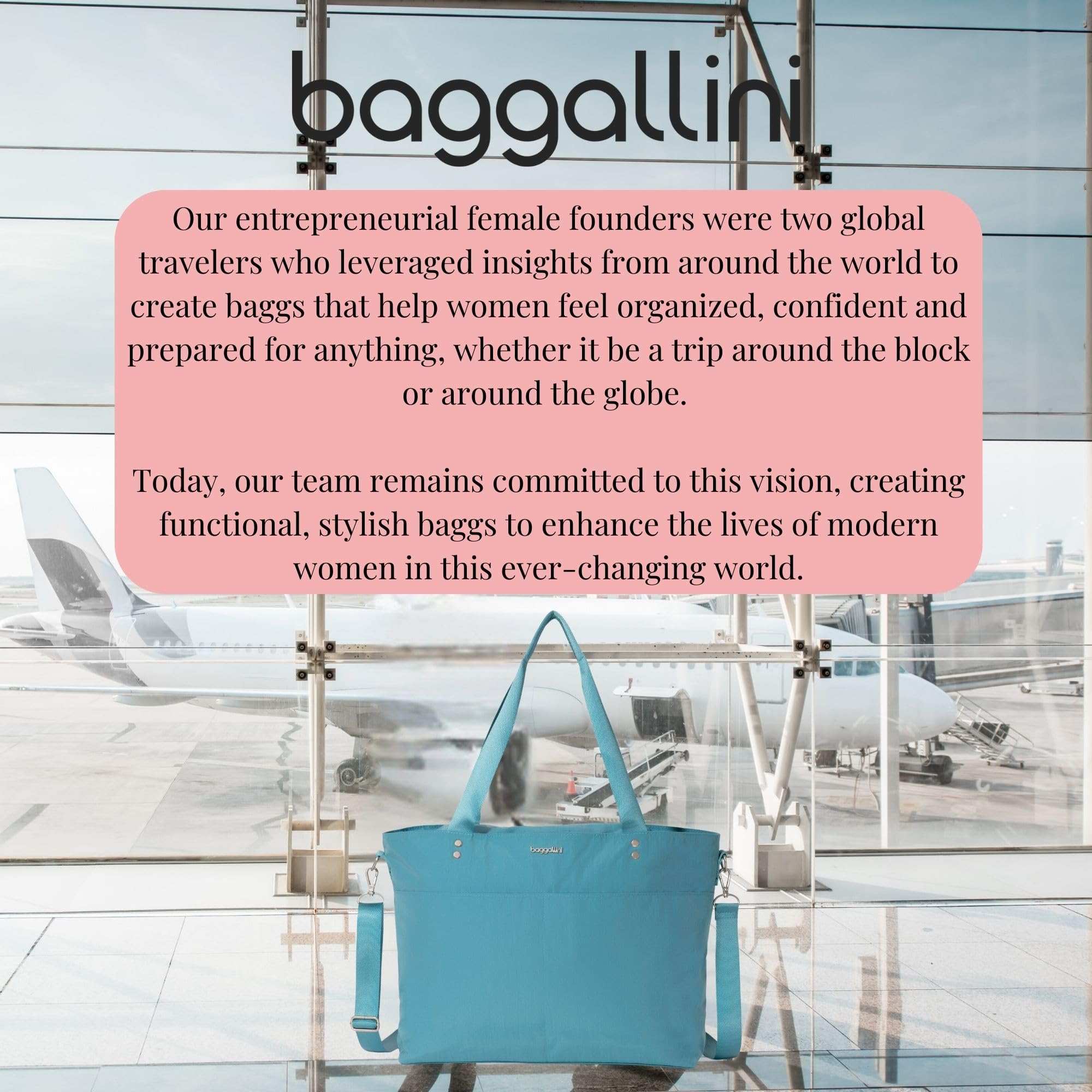 Baggallini Womens Carryall Laptop Tote - Image 7