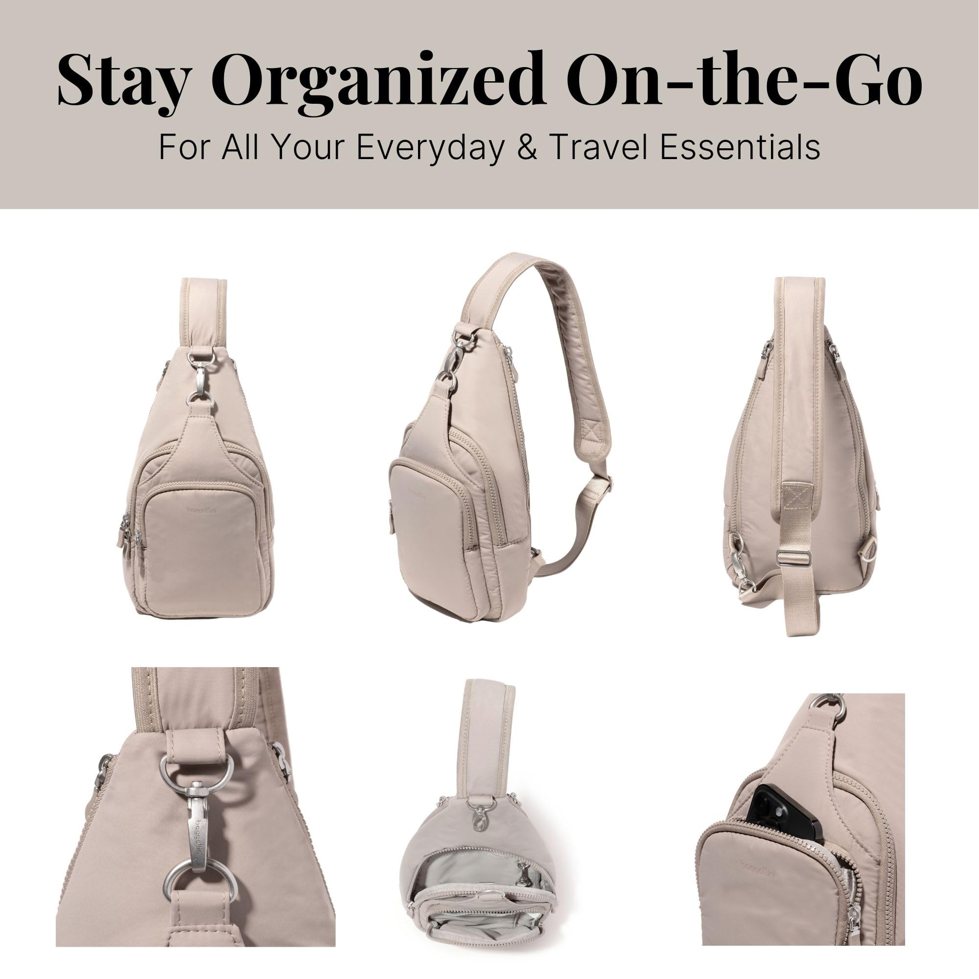 Baggallini womens Central Park Sling - Image 6