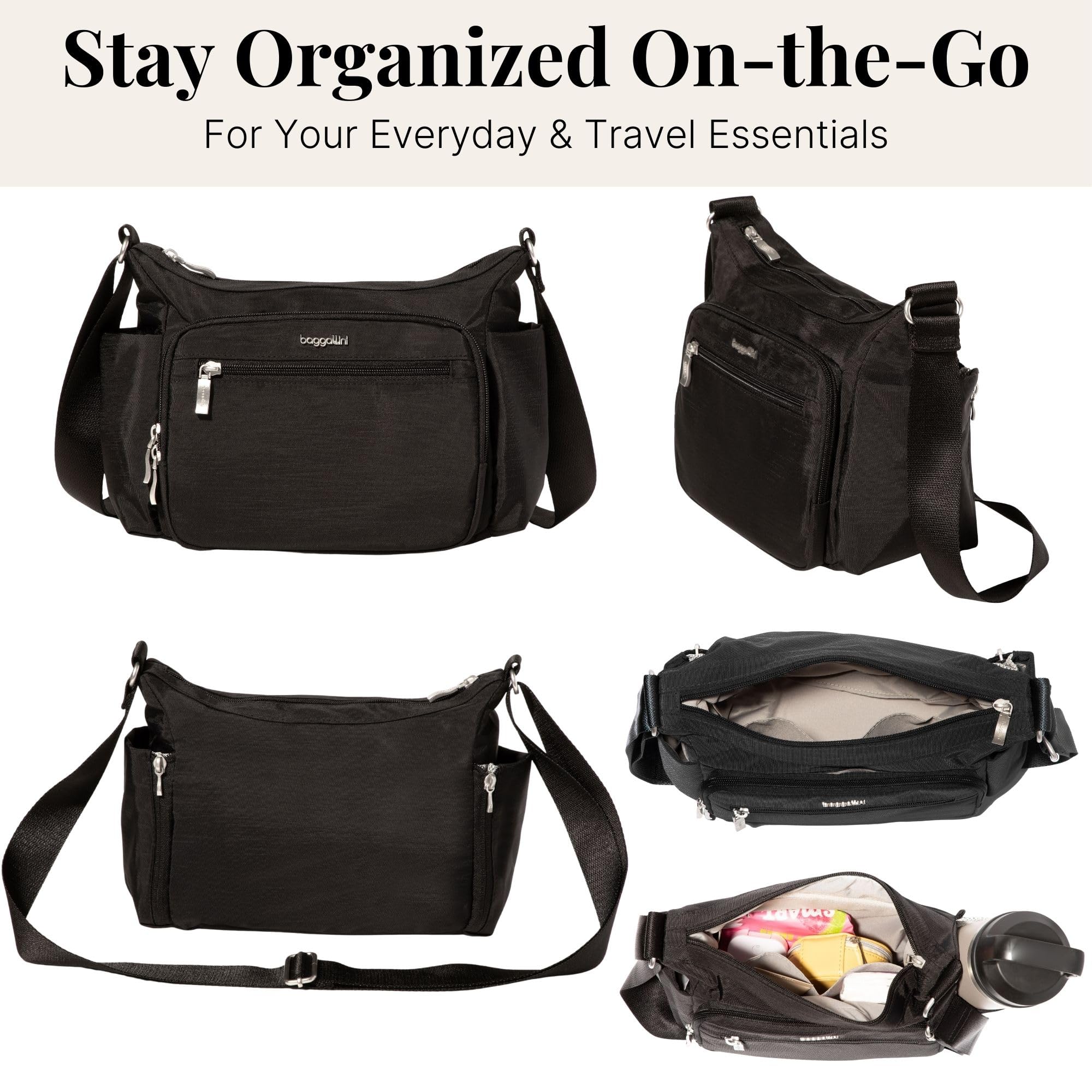 Baggallini womens Crosstown Hobo Crossbody - Image 5