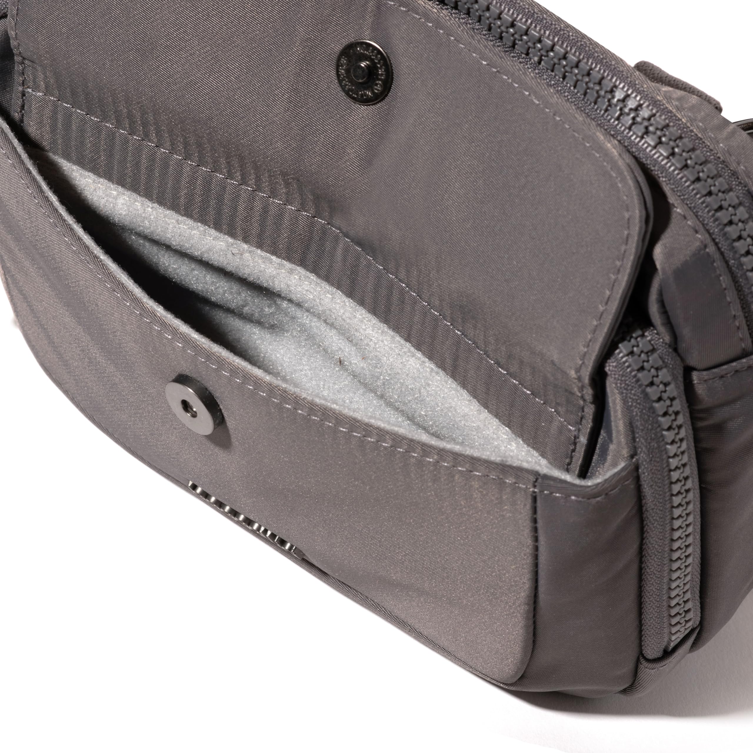 Baggallini womens Modern Double Zip Crossbody - Image 4