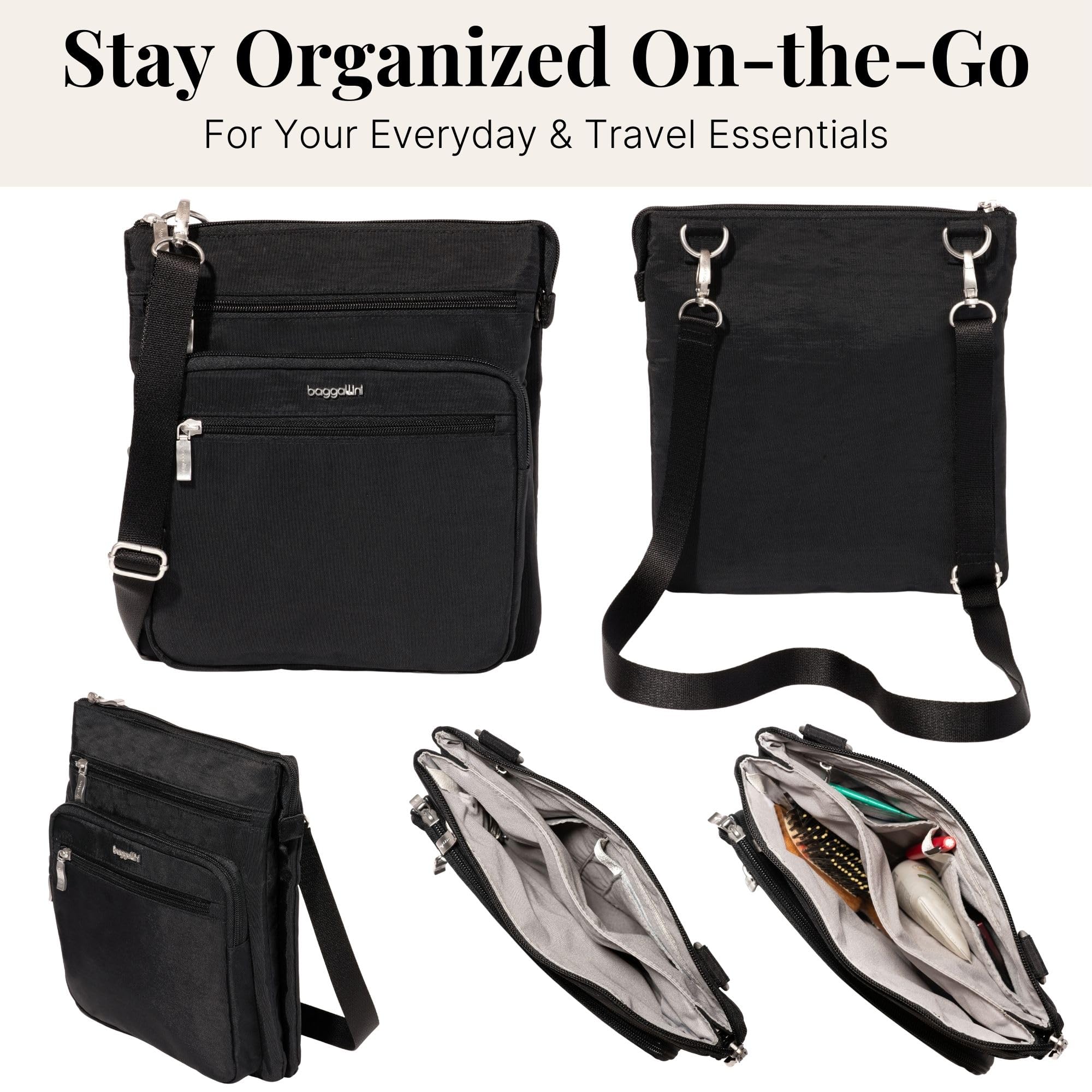 Baggallini womens Out and About Crossbody - Image 6