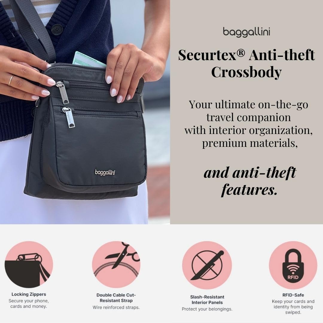 Baggallini womens Securtex Anti-theft Crossbody - Image 3