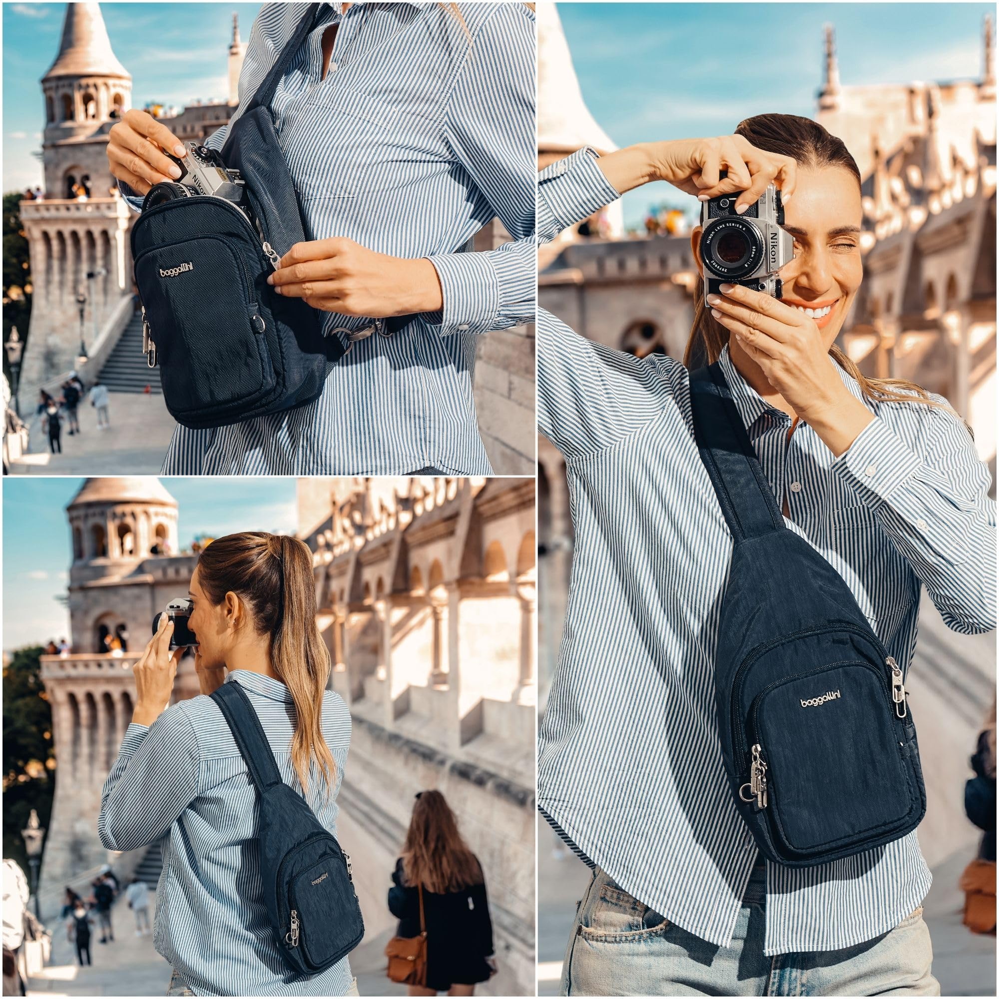 Baggallini womens Securtex Anti-theft Daytripper Sling - Image 2
