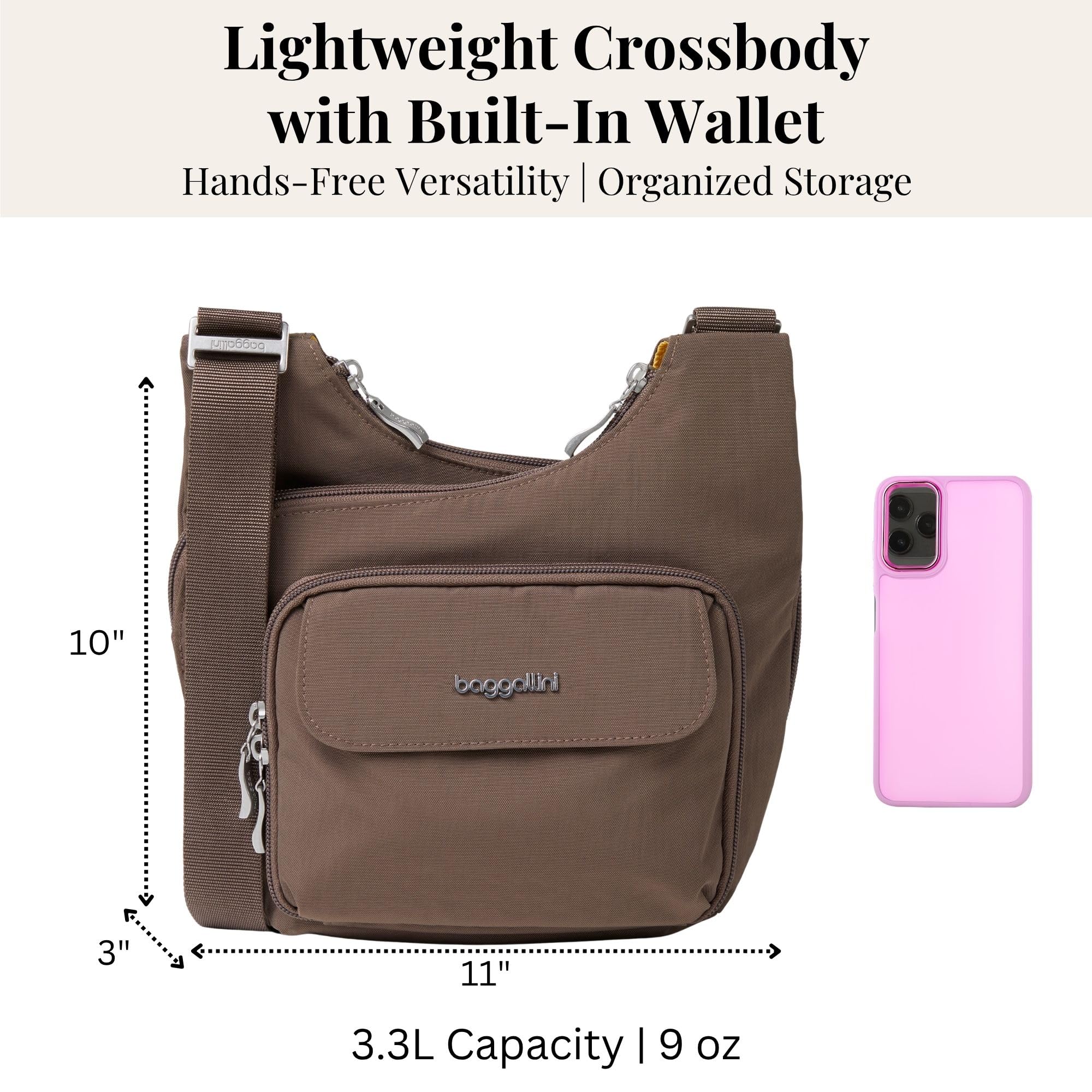 Criss Cross - Lightweight 10"x11" Womens Crossbody Nylon Travel Bag, Everyday Bag - Image 5