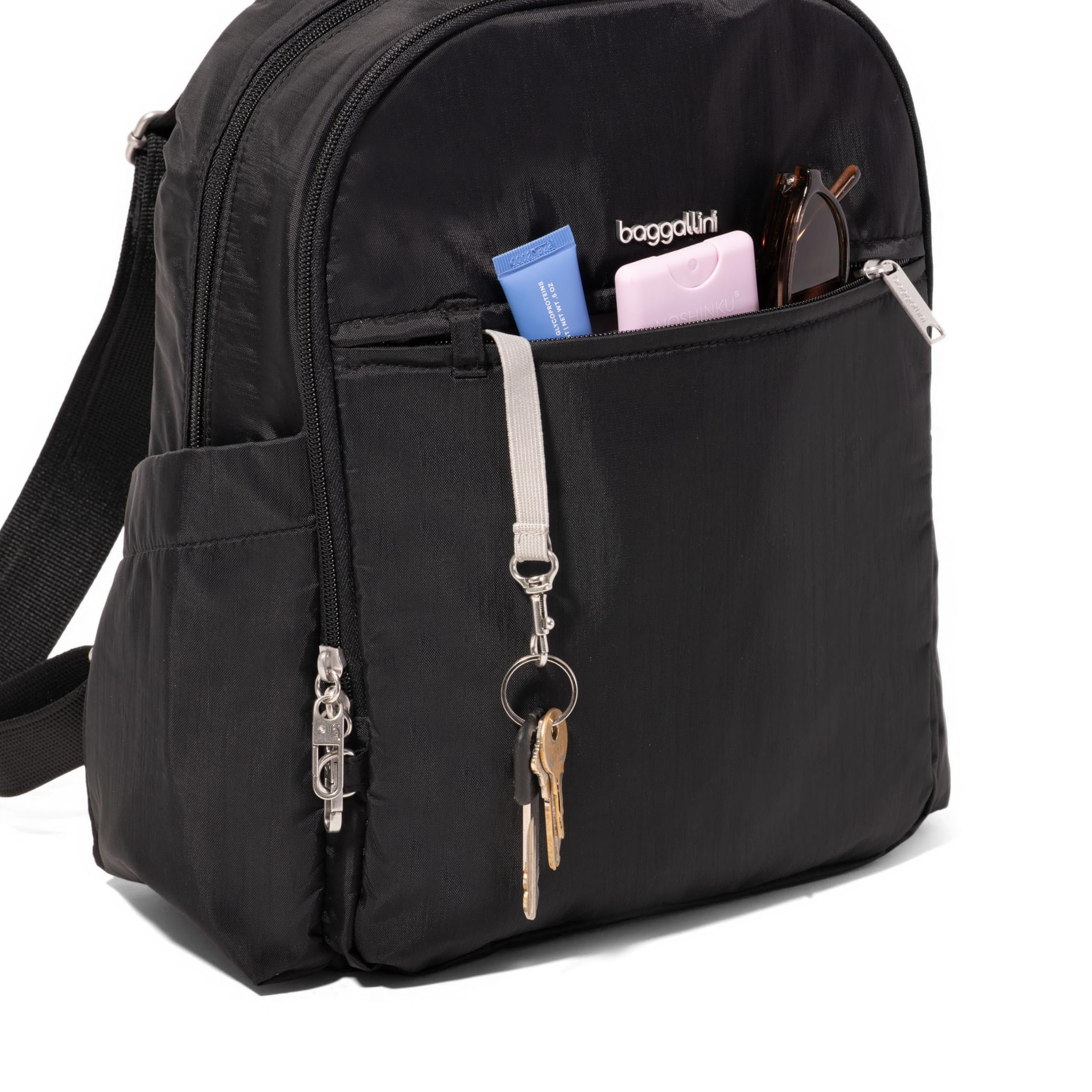 Securtex Anti-Theft Getaway Backpack - 9.4"x13"x5" Travel Safe Bag w/Locking Zippers, Slash-Resistant, RFID - Image 13